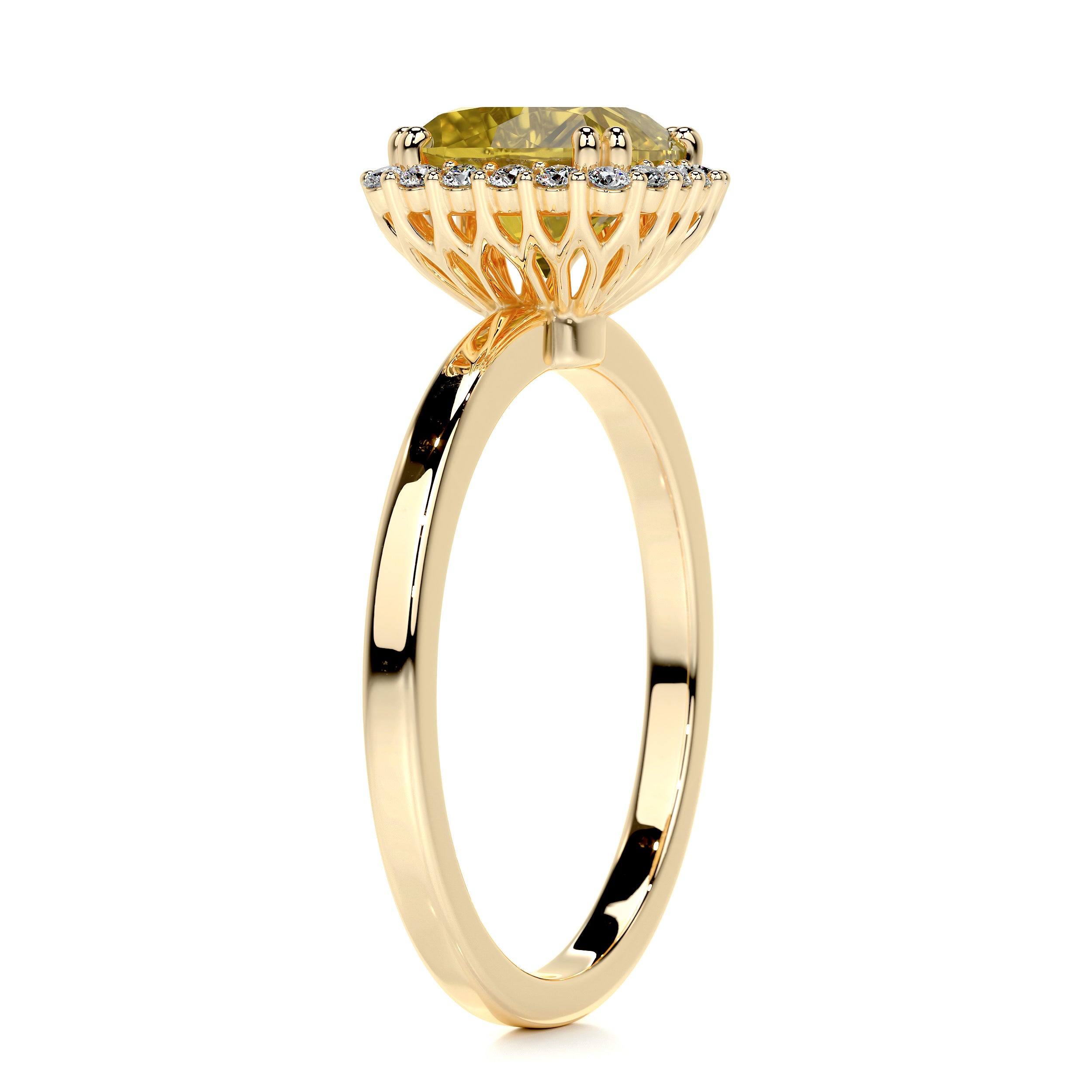 Emery Fantasy Diamond Engagement Ring - 18K Yellow Gold、mySite、hinf8tx79