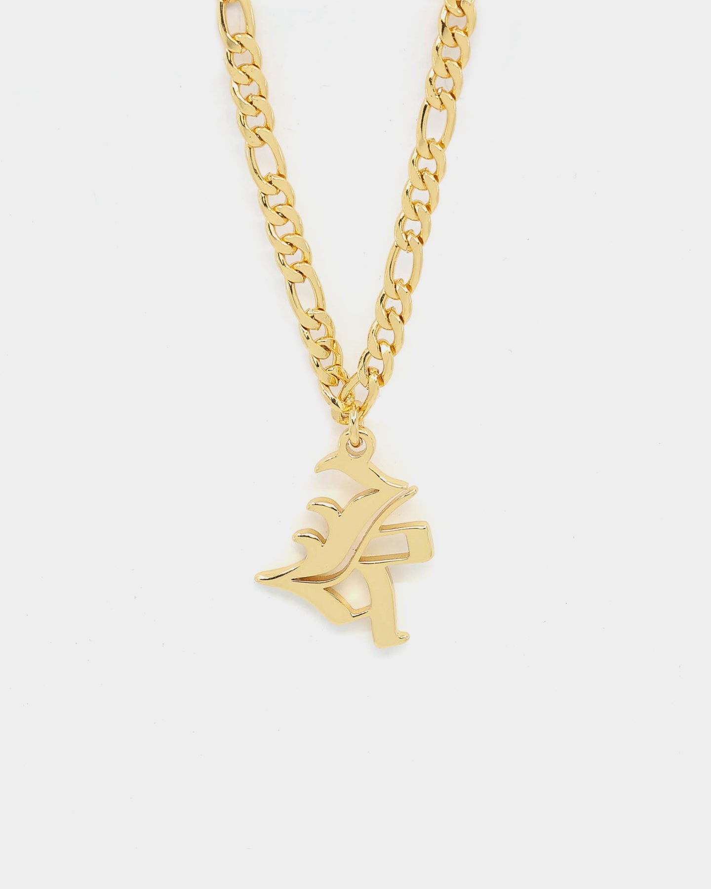 Raising Hell Women's Gothic Letter Anklet Gold、mySite、zt4zffjzw