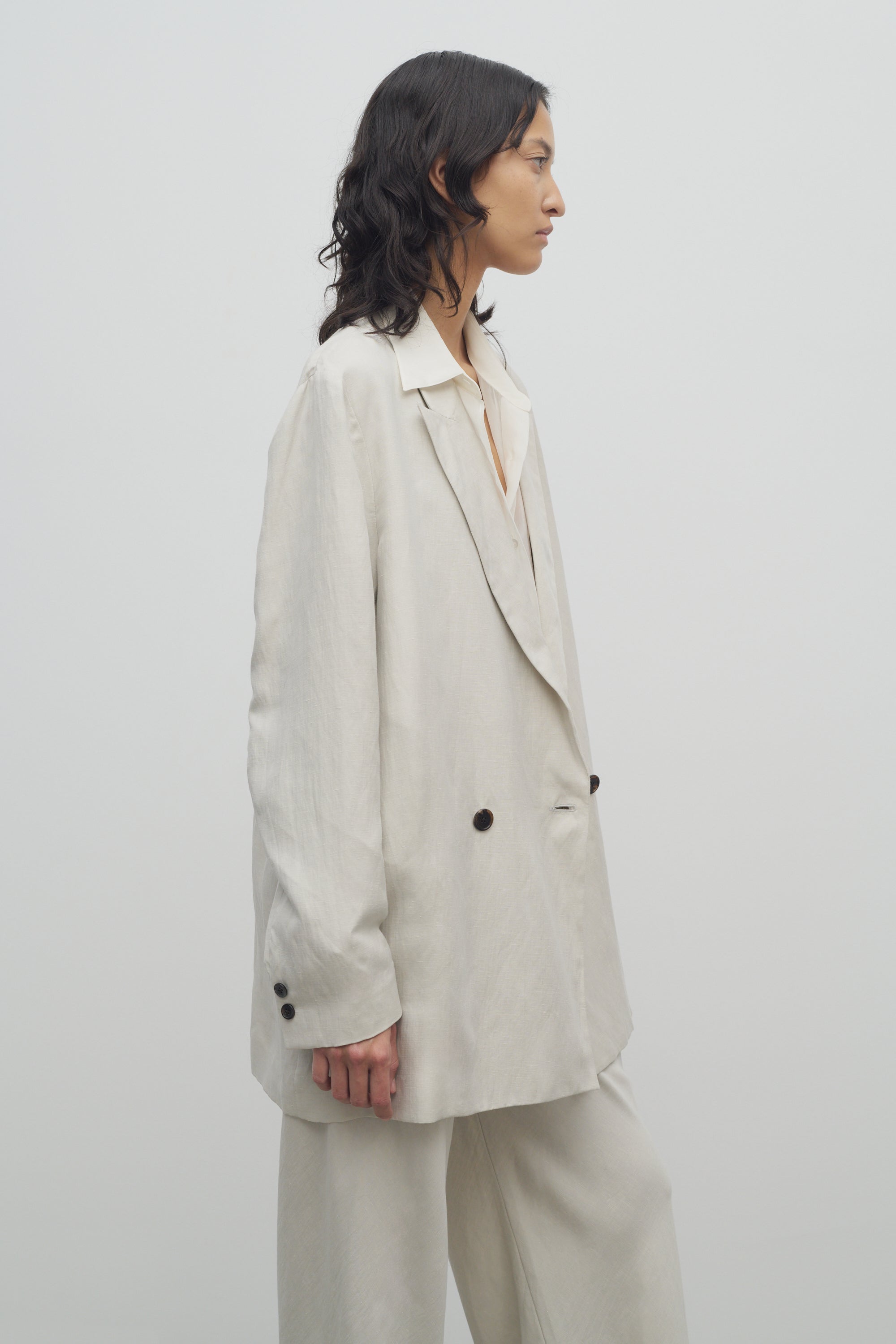 Nat Jacket in Silk and Linen、mySite、aoinhome