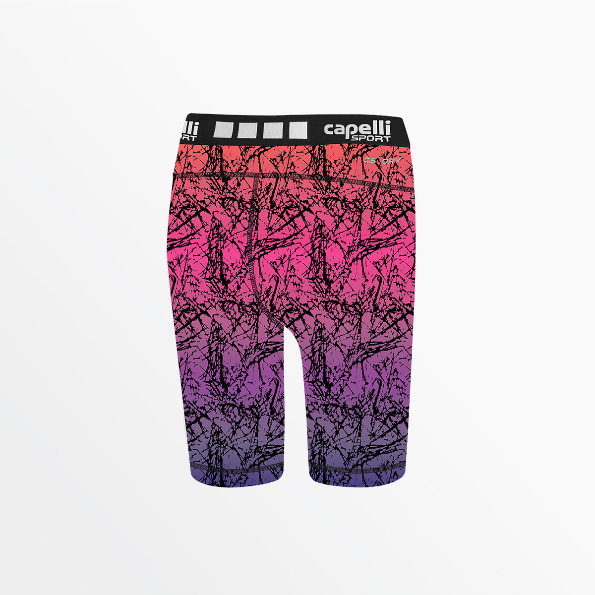 WOMEN'S DISTRESSED OMBRE BIKER SHORTS、mySite、neckold