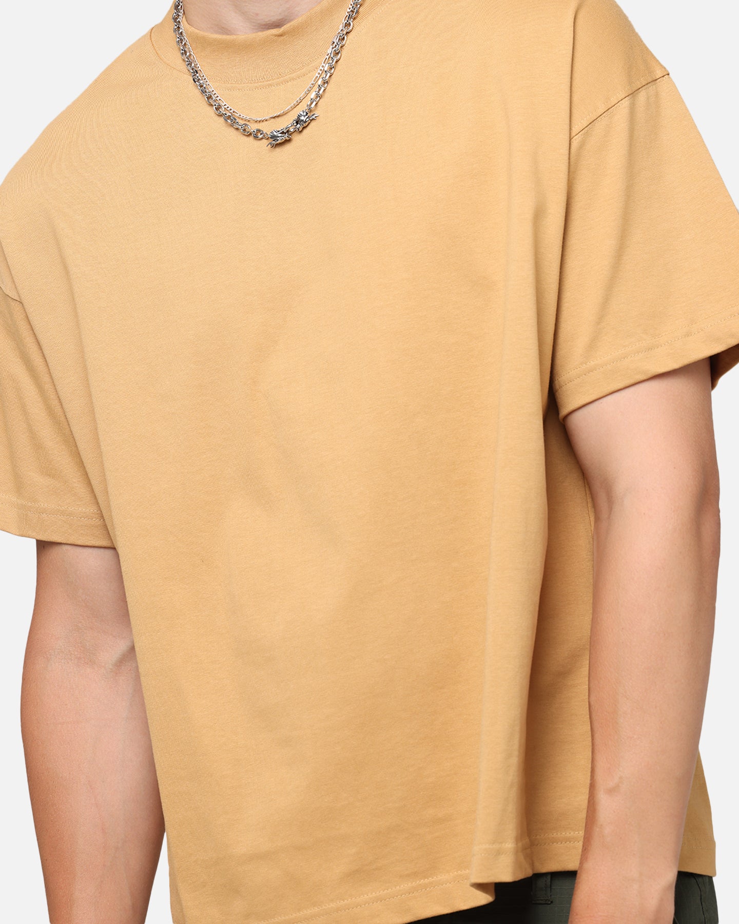 Carré Blanc T-Shirt Tan、mySite、zt4zffjzw