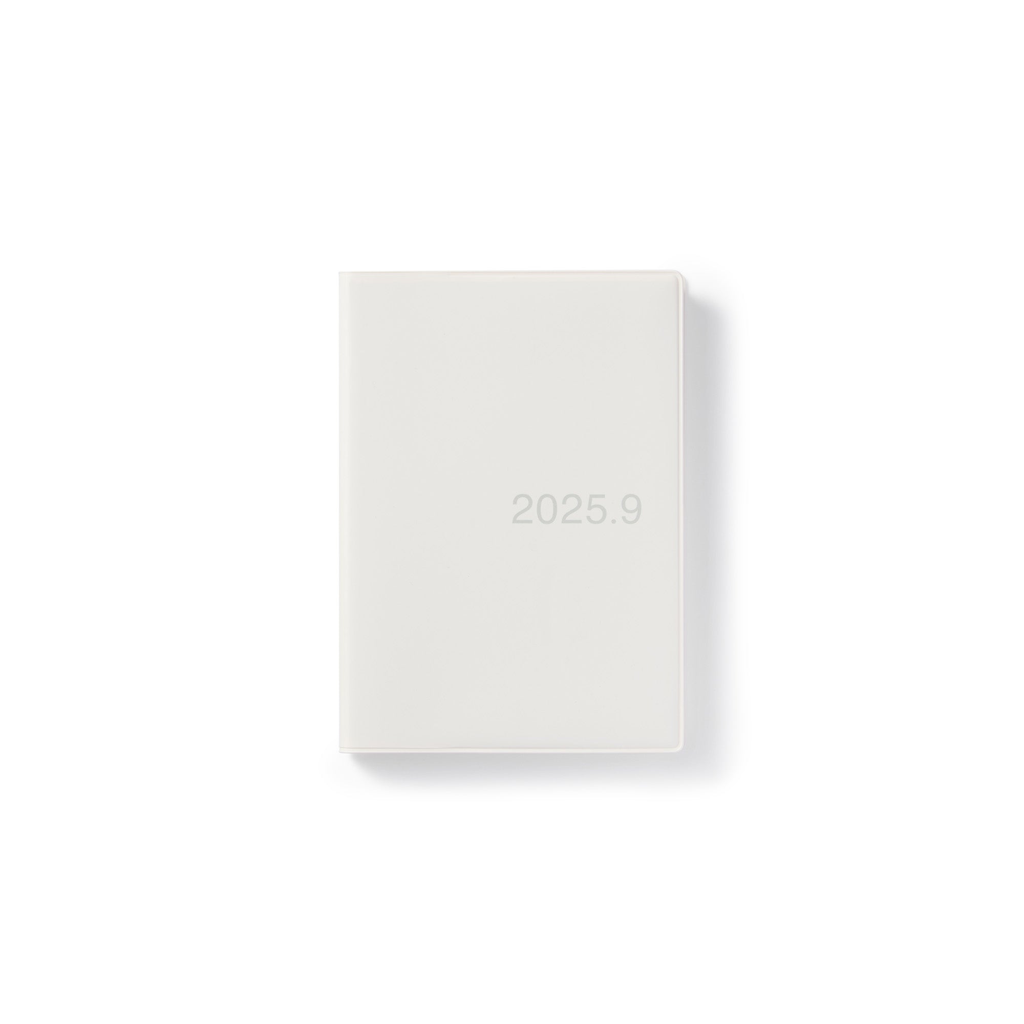  A6 White Gray Monthly/Weekly Planner From Aug. 2025 - Mon. Start、mySite、sugarbowlscore