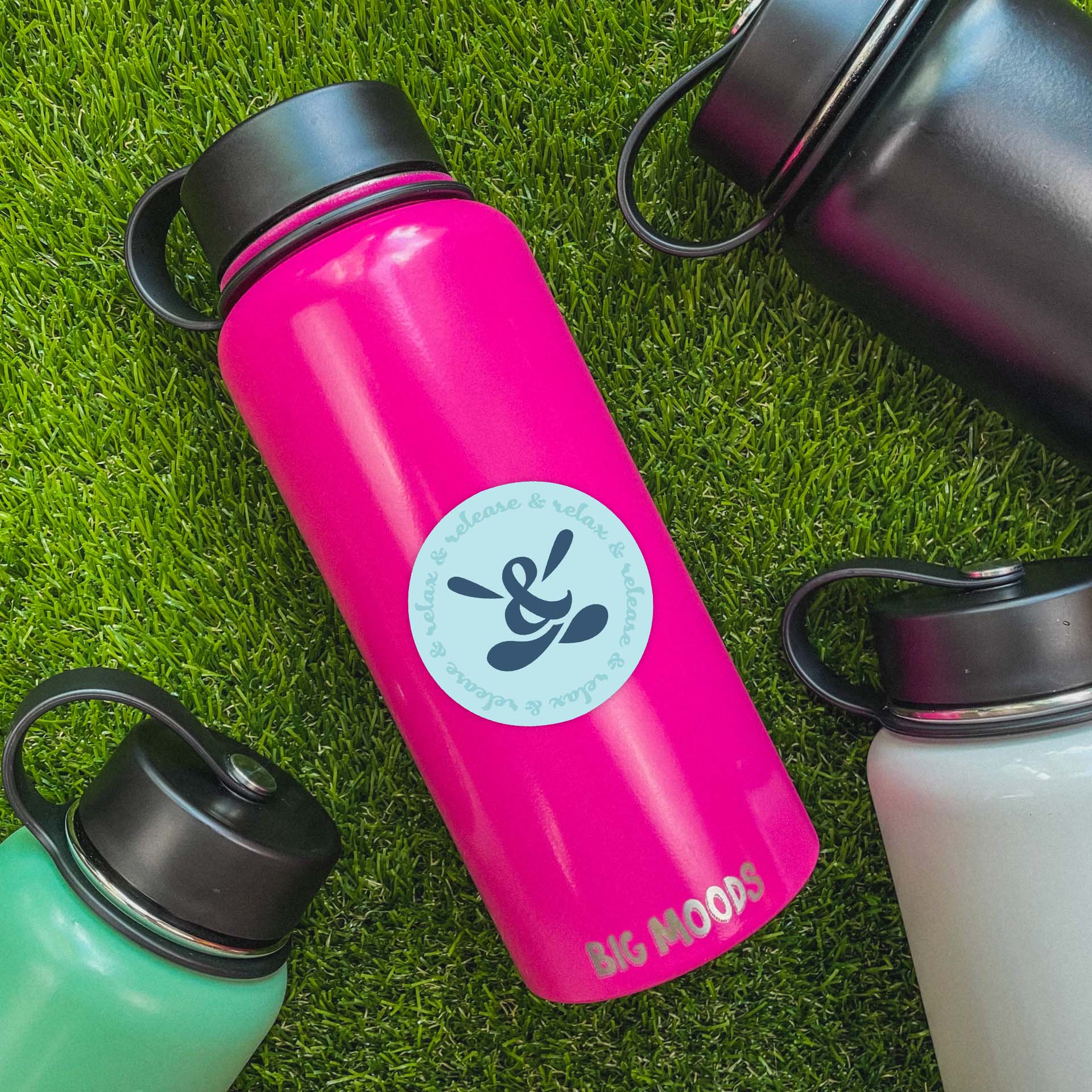  Relax & Release Positivity Sticker、mySite、ghnorth