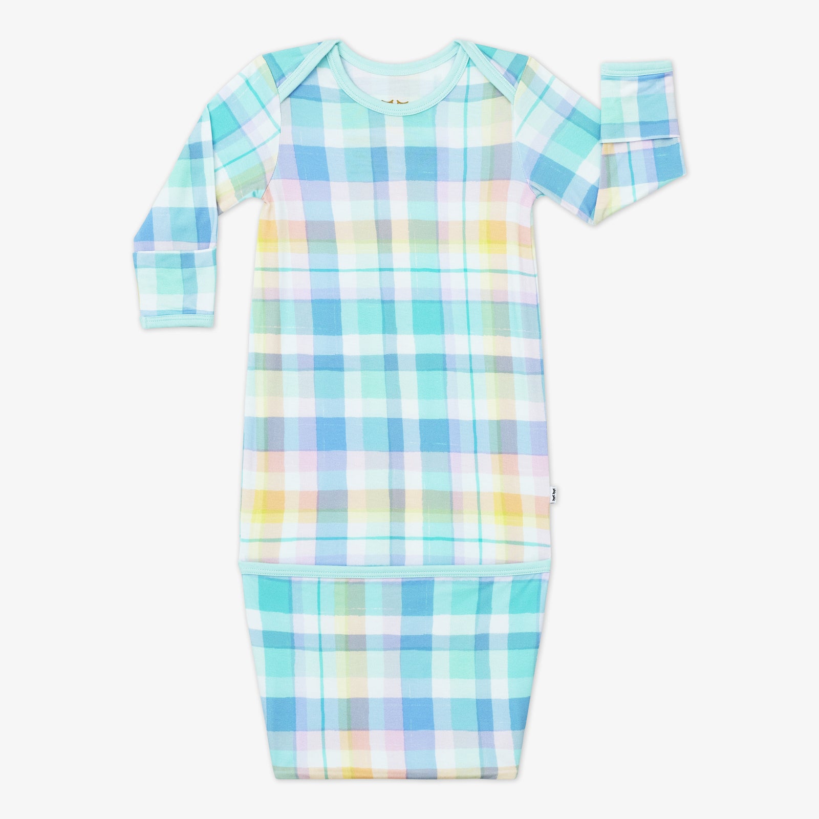 Pastel Plaid Infant Gown、mySite、g9winljtr
