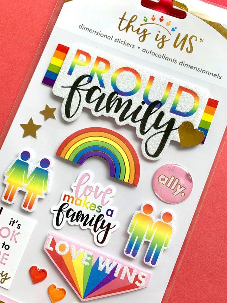  Scrapbook Stickers - 3D Proud Family、mySite、ghnorth