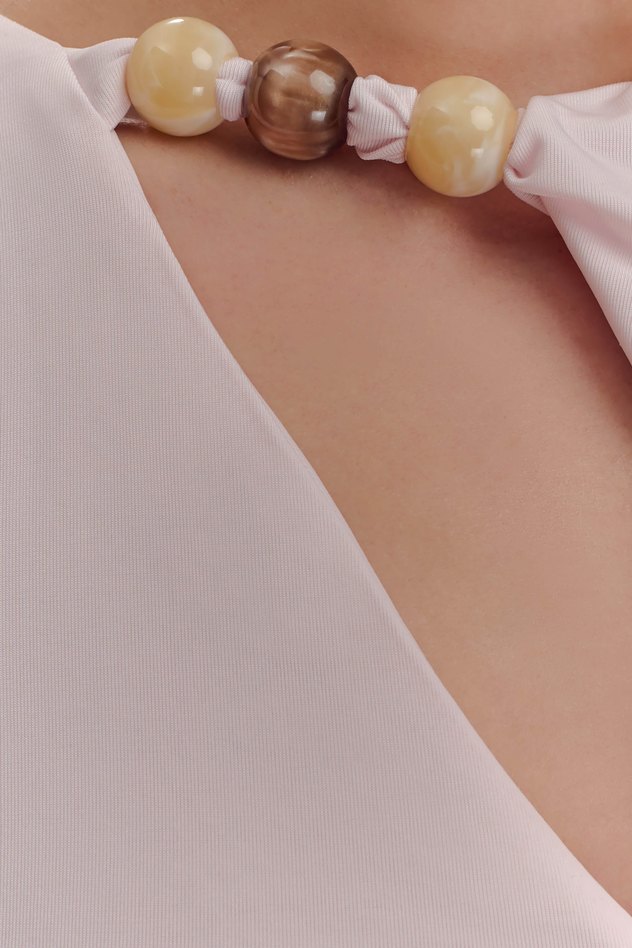 Alicent Slinky Beaded Top - Pale Pink、mySite、solidvoid