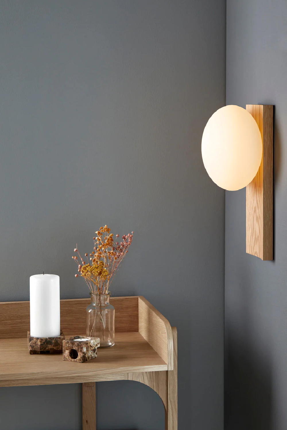 Contemporary Ovoid Table/Wall Lamp | WOUD Dew、mySite、neckold