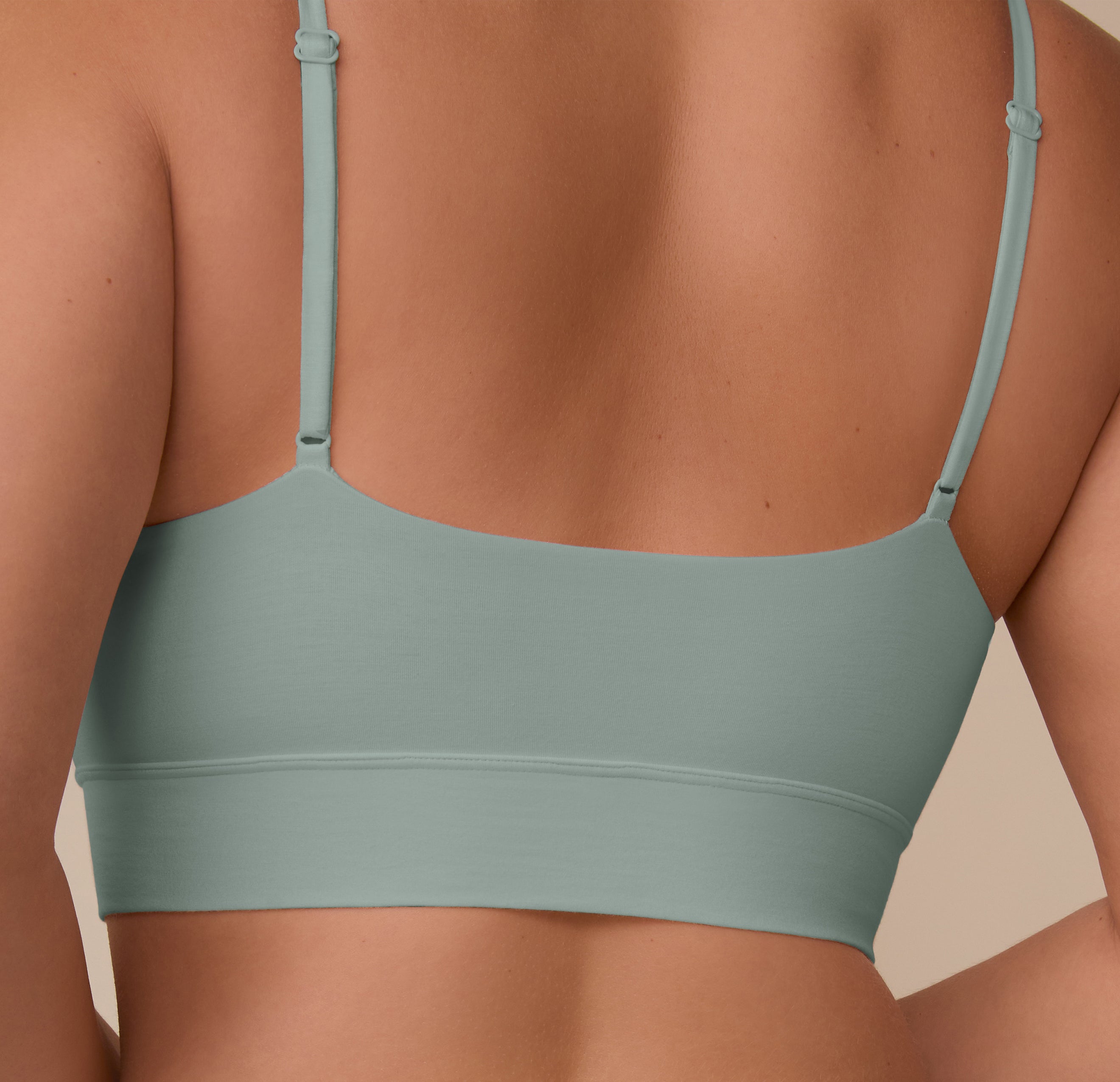 Cloud Cotton Triangle Bralette - Seaglass、mySite、bengalsvssteelers