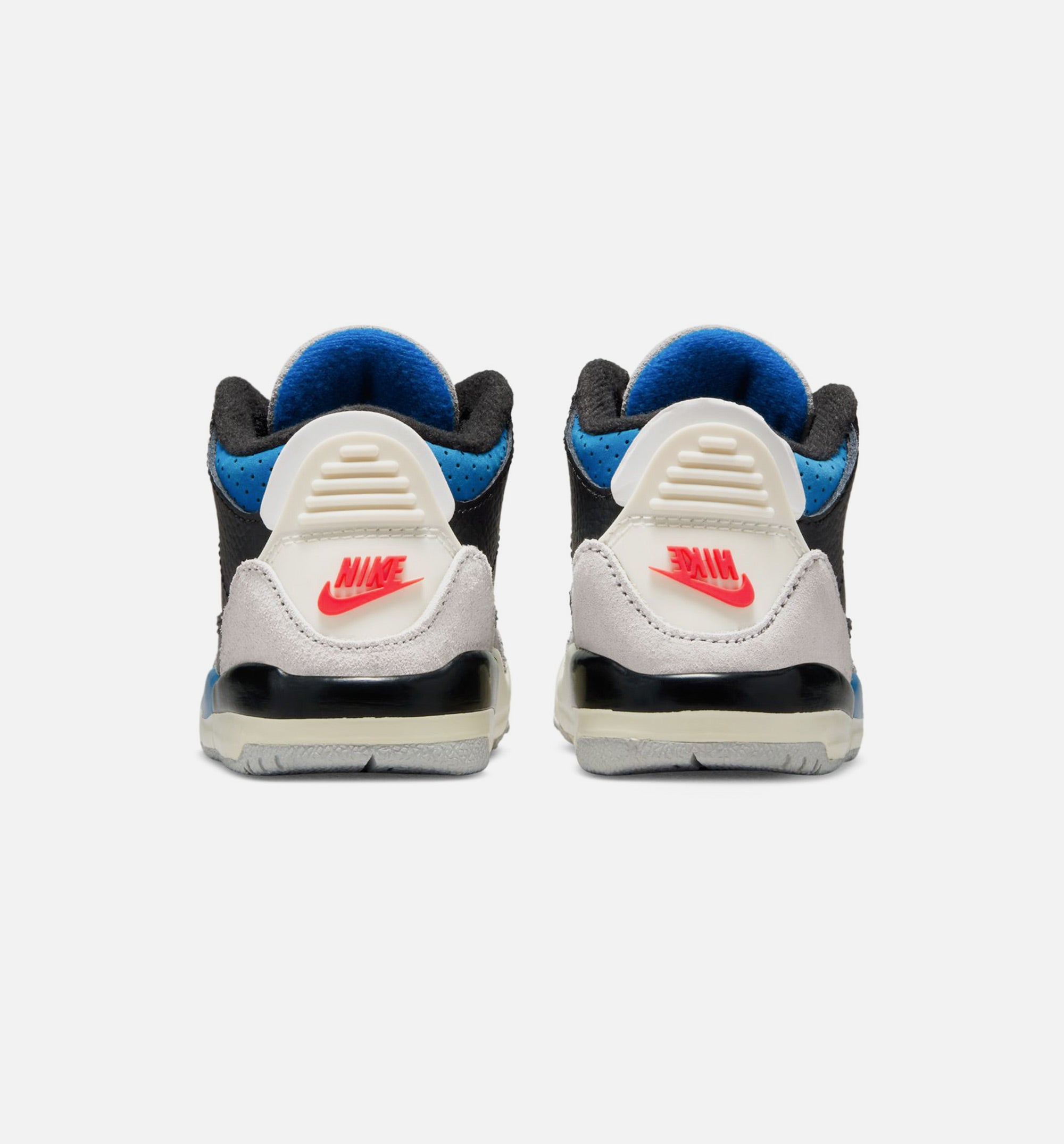 Air Jordan 3 Retro OG Rare Air Infant Toddler Lifestyle Shoe - Black/Chile Red/Neutral Grey Free Shipping、mySite、dreamappss