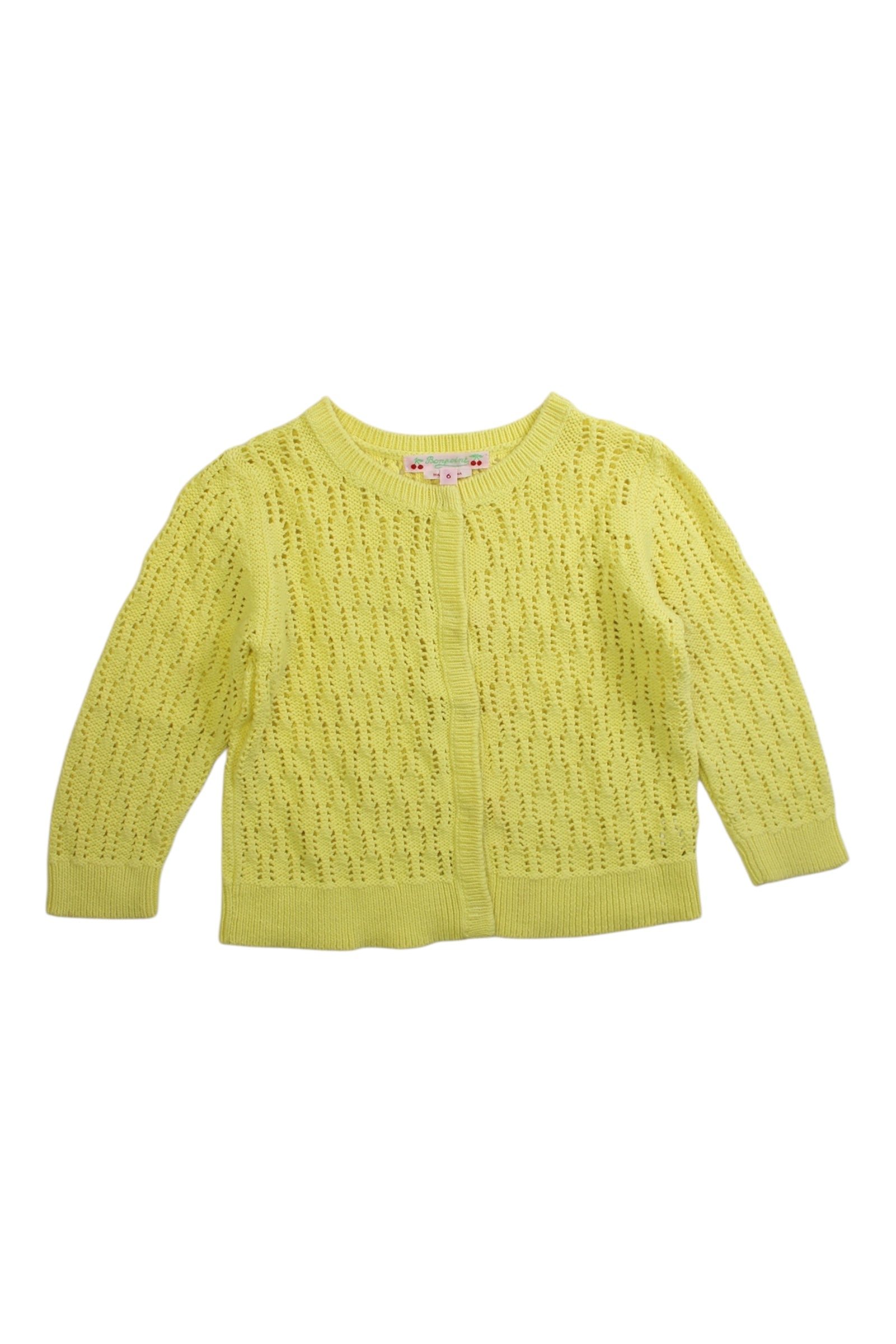 Bonpoint Open Knit Cardigan 6T、mySite、g9winljtr