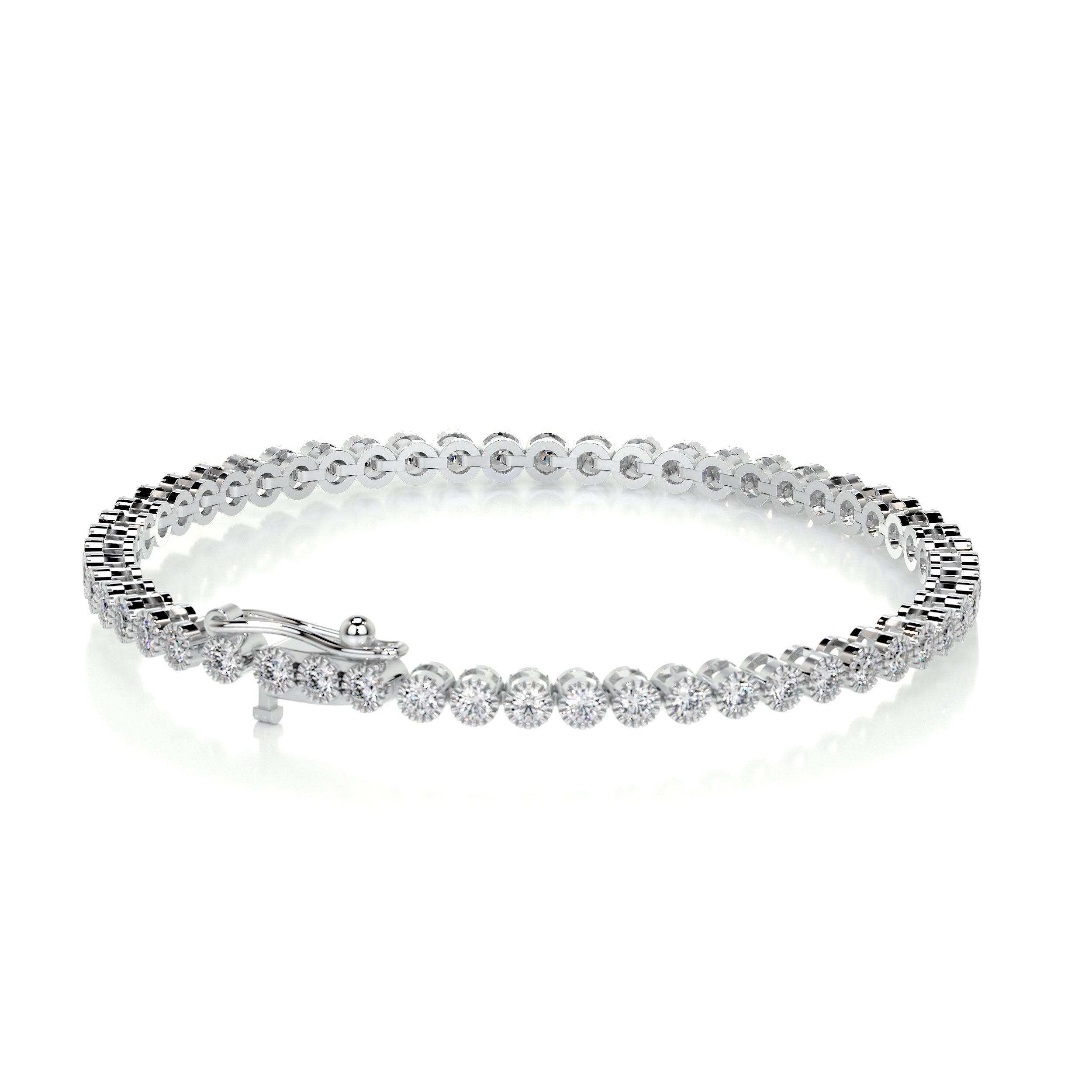Laura Diamond Lab Grown Tennis Bracelet (1.50 Carat) -14K White Gold、mySite、hinf8tx79