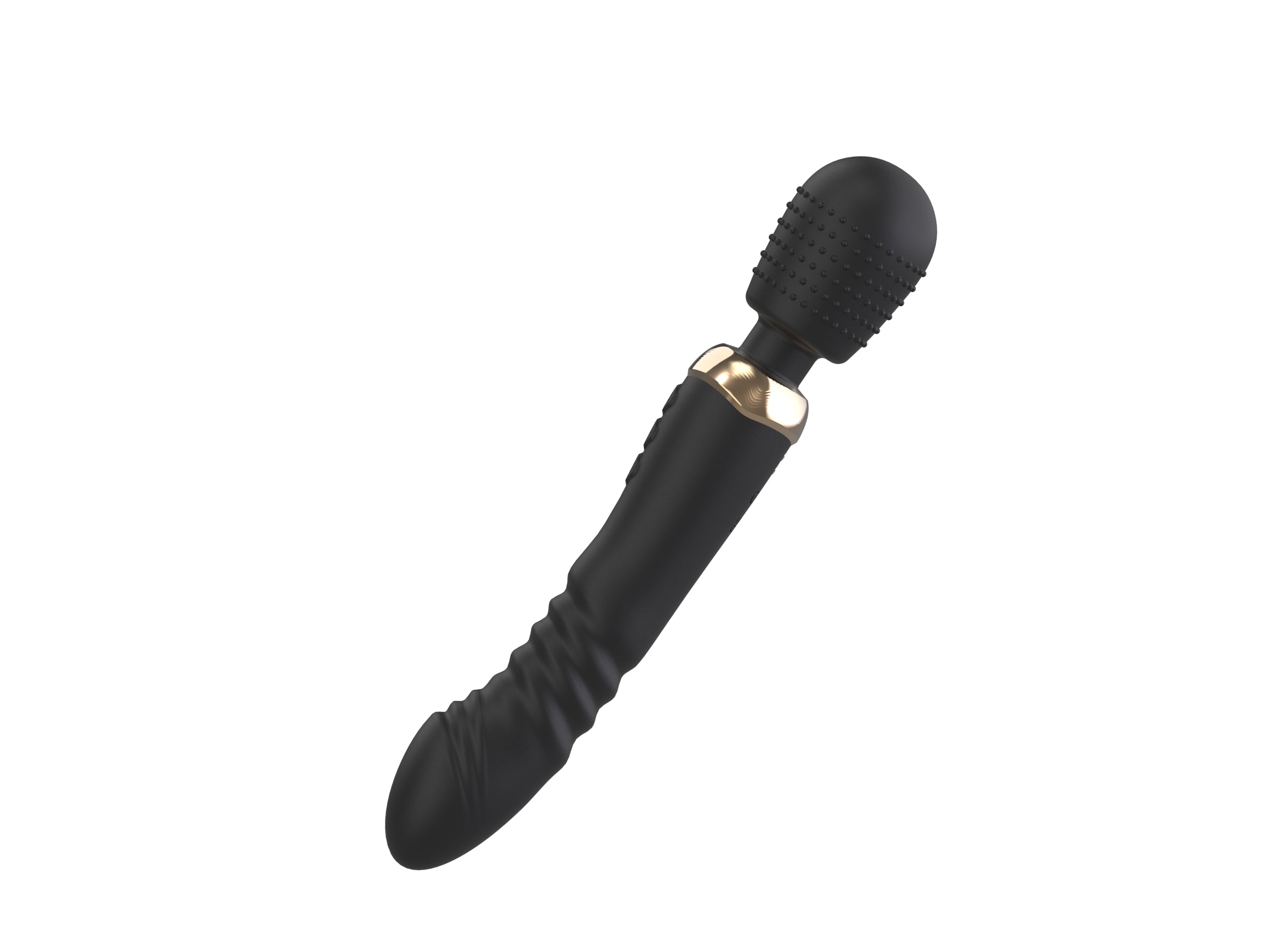 Bad Kitty Thrusting Dildo & Wand Vibrator | Clit Stim | G Spot | Waterproof | Flexible Head、mySite、bottomscart