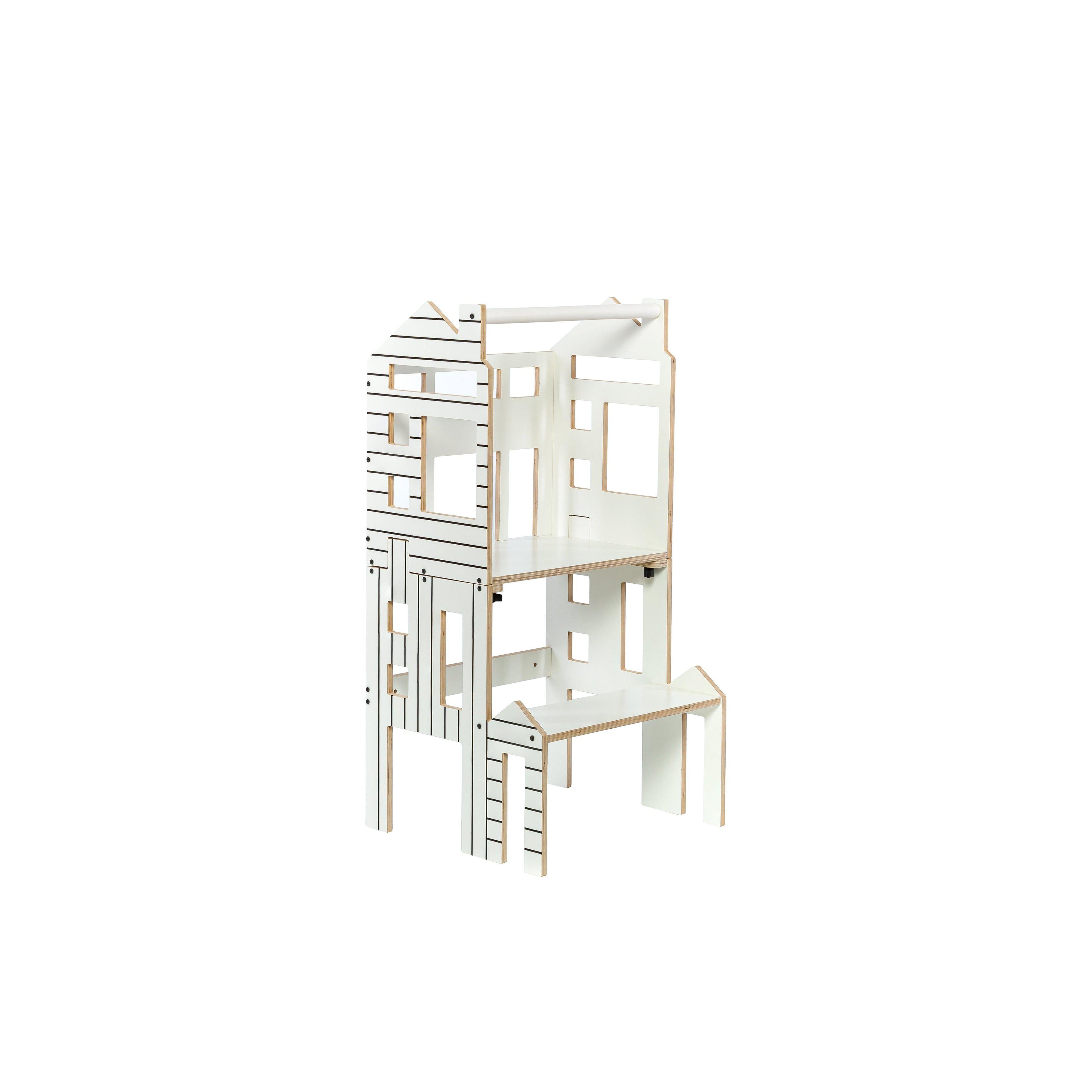 Wooden Multi-Function Learning Tower Dollhouse、mySite、gigharbornorthrealestate