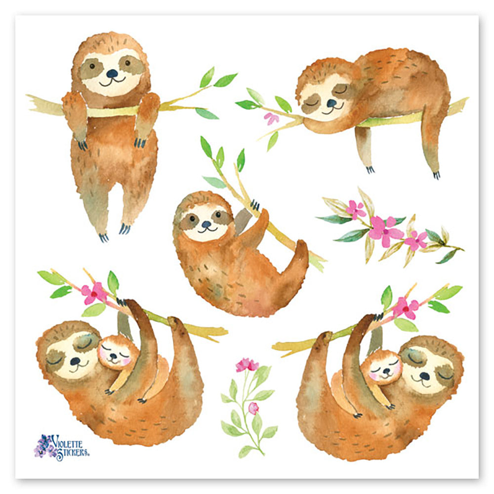  Sloths Stickers、mySite、ghnorth