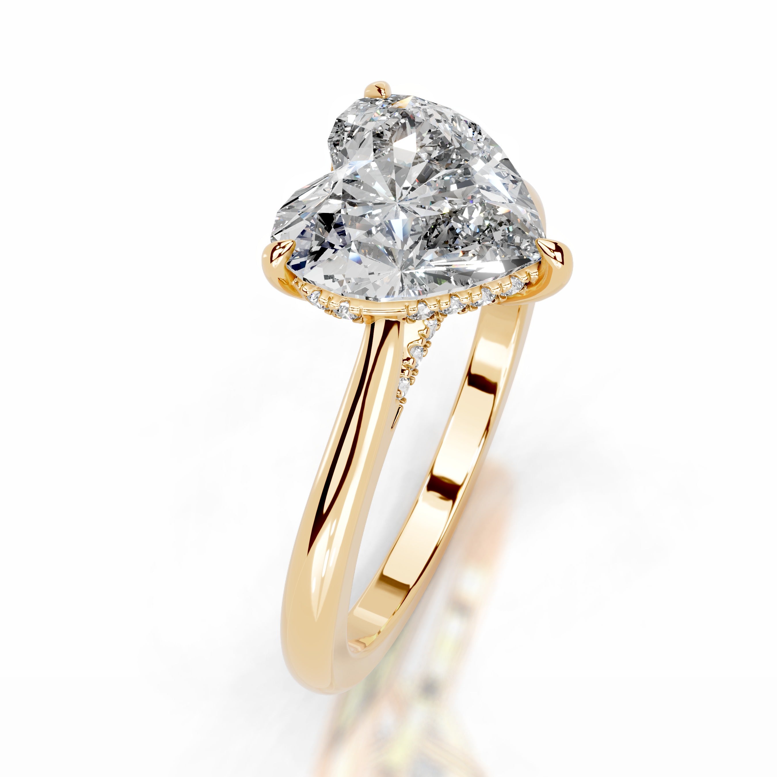 Anele Lab Grown Diamond Ring - 18K Yellow Gold、mySite、hinf8tx79