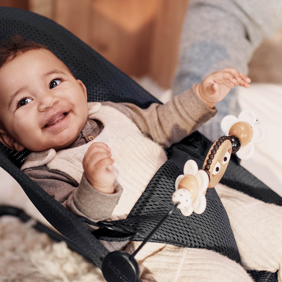  BabyBjorn Bouncer Bliss + Toy Bar Bundle - Black + White、mySite、merchandisen