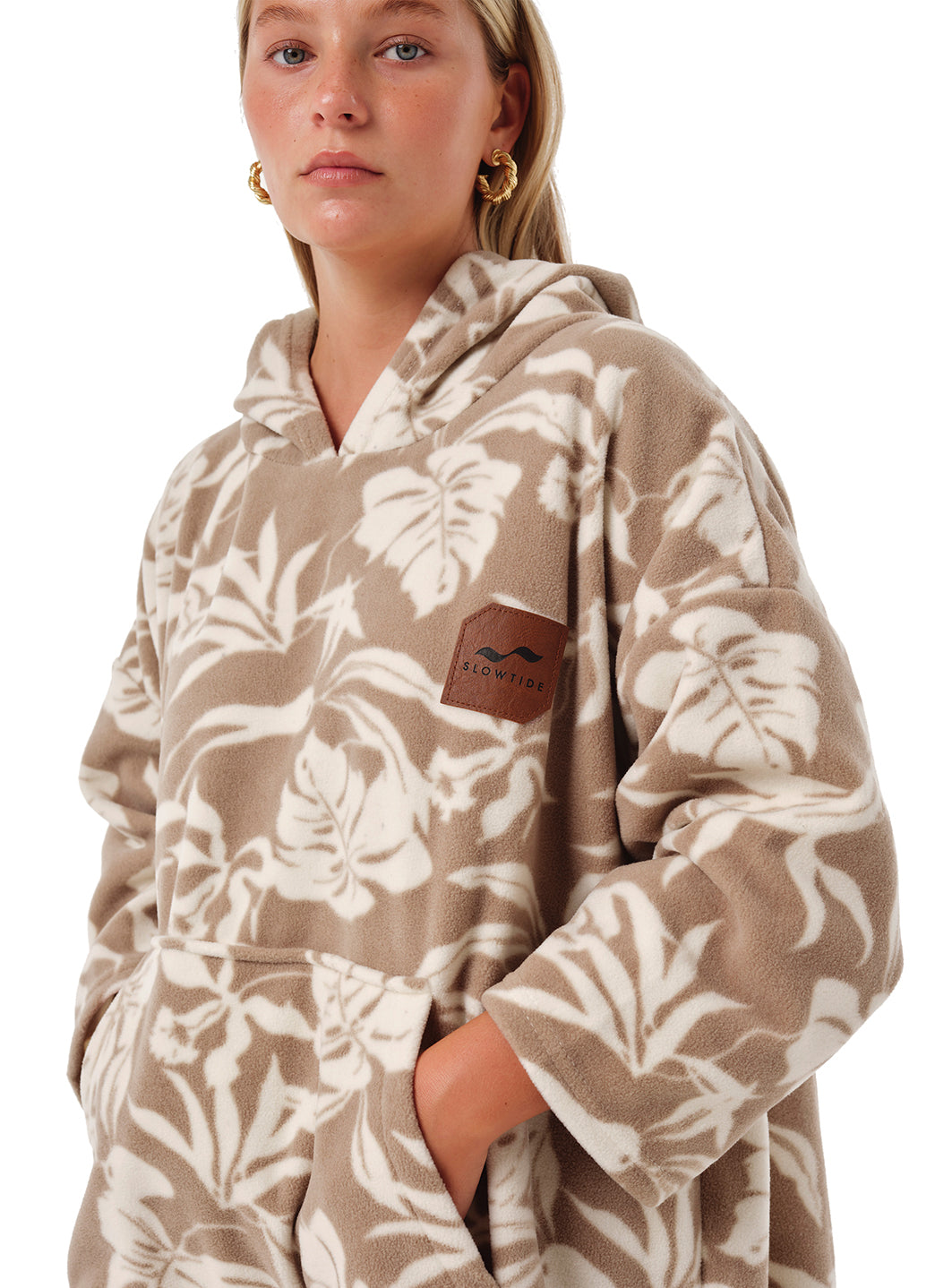 Slowtide Hauke Everyday Chilling Fleece Poncho、mySite、noshort