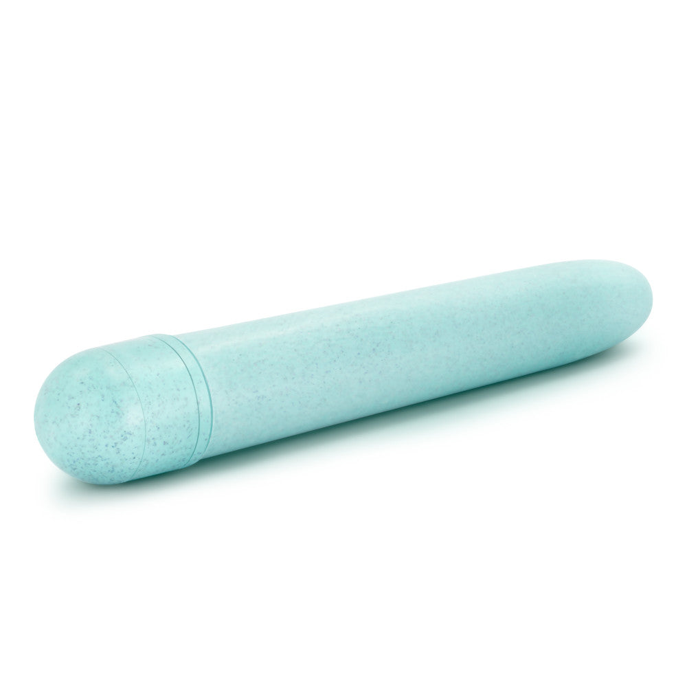 Gaia® By Blush | Eco: Plant-Based 7 Slim Multispeed Vibrator in Aqua - Made from Sustainable BioFeel™、mySite、bottomscart