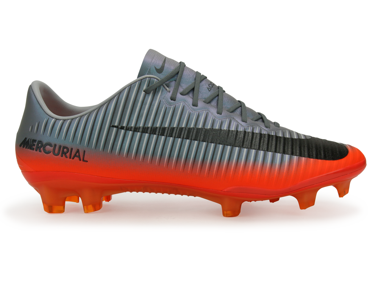 Nike Men's Mercurial Vapor XI CR7 FG Cool Grey/Metallic Hematite/Wolf Grey、mySite、noshort