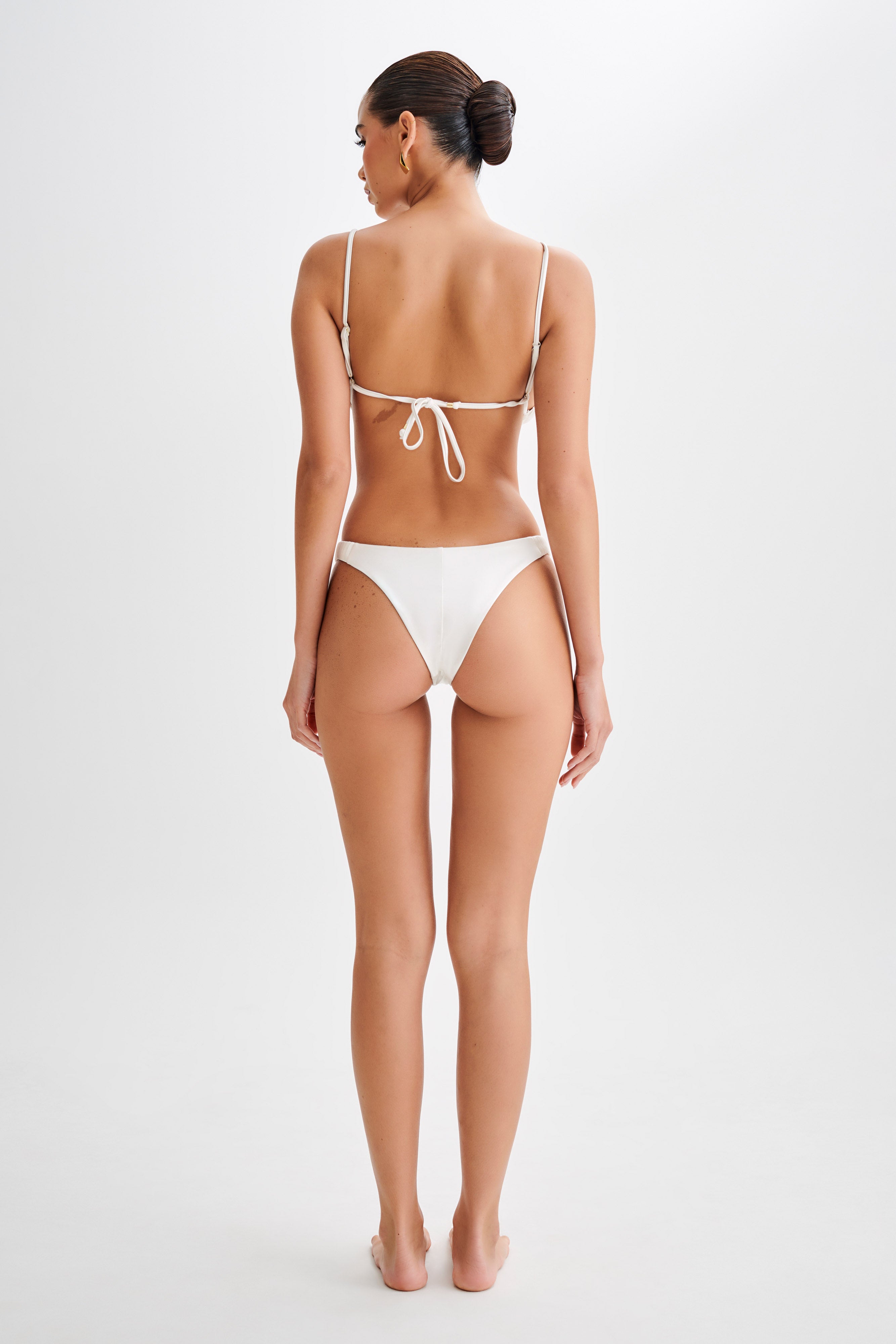 Michelle Cheeky Bikini Bottom - Ivory、mySite、solidvoid