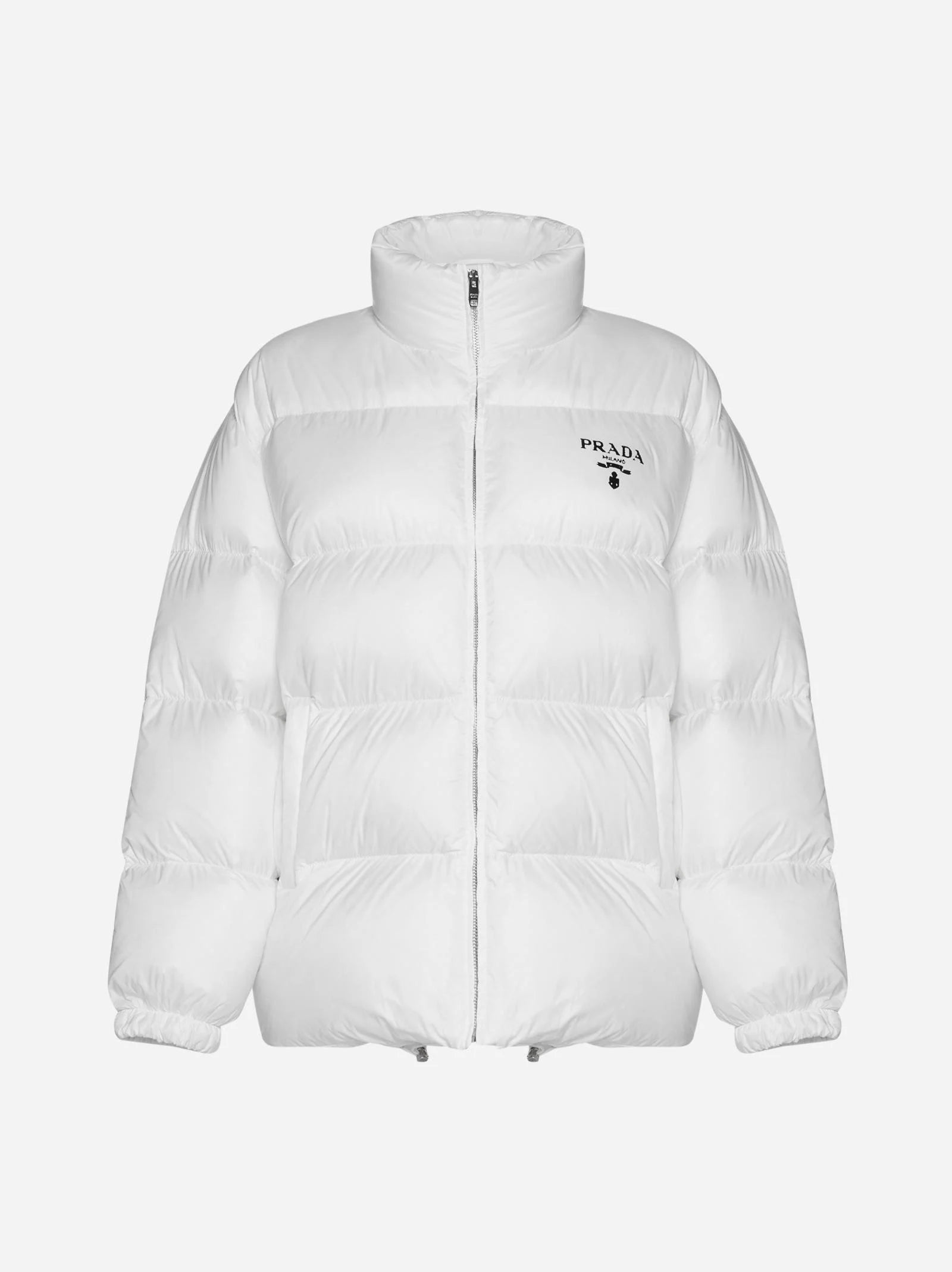 Prada Logo Down Jacket (White)、mySite、garminoutage.com