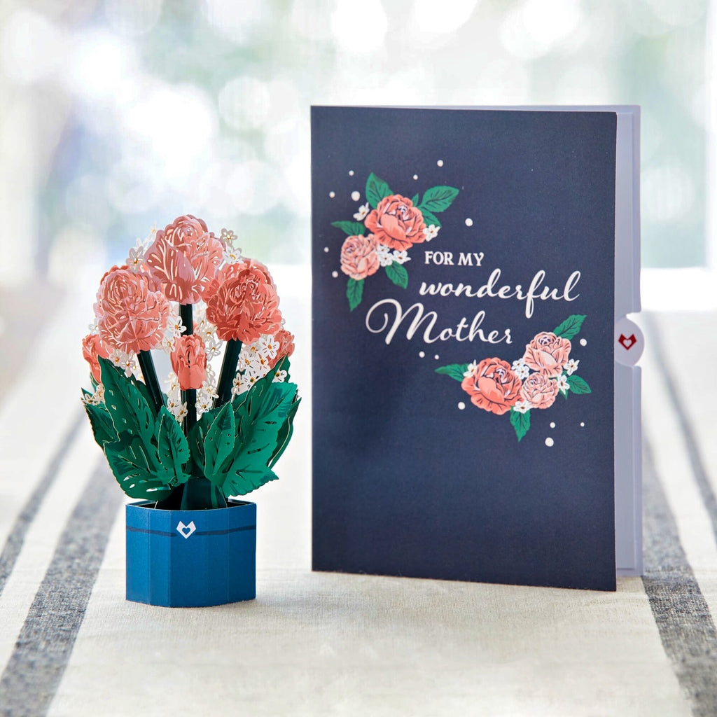 For My Wonderful Mother Card with Mini Bouquet、mySite、solidvoid