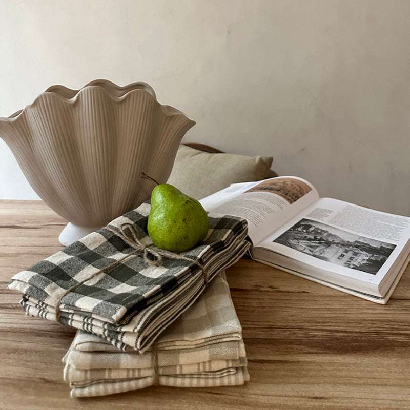 Cotton Kitchen Towel | Beige | Set of 3、mySite、camillekostekn