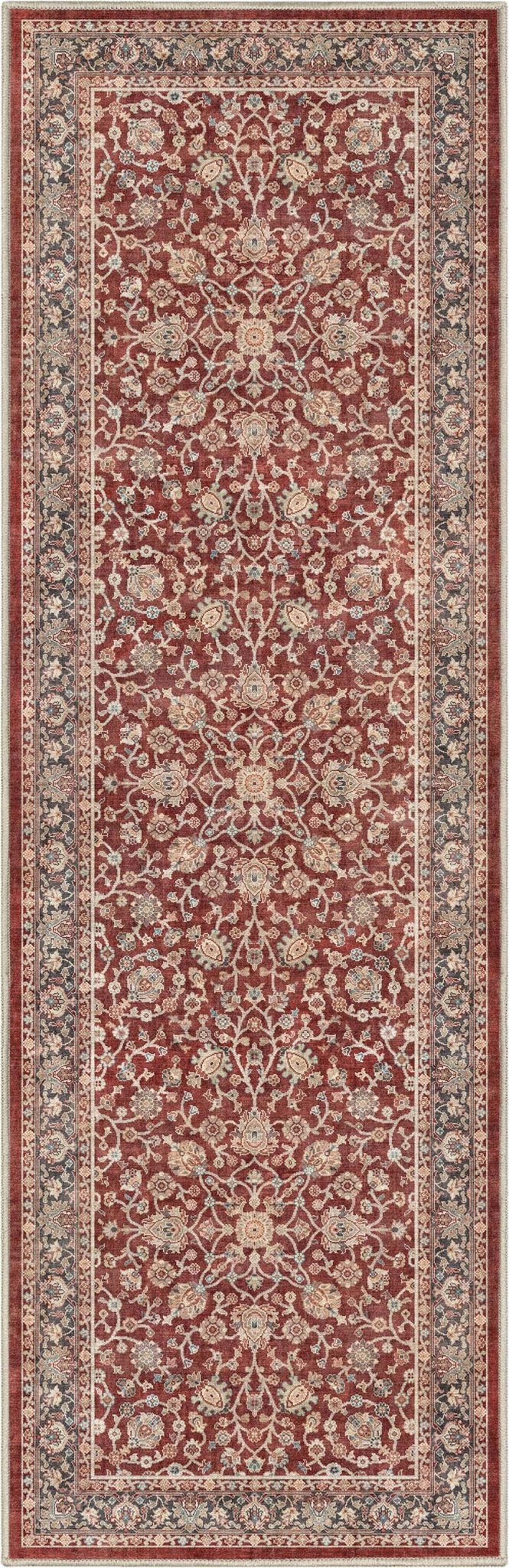 Rome Vintage Oriental Floral Flat-Weave Rug、mySite、gigharbornorthrealestate