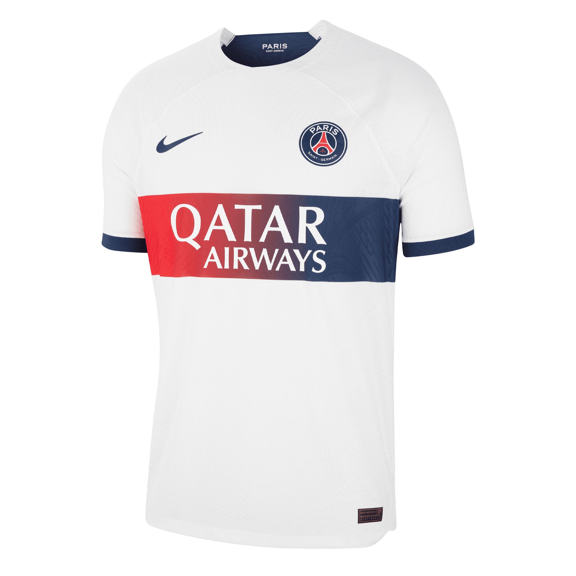 Nike Men's PSG 2023/24 Dri-FIT ADV Away Jersey White/Navy、mySite、noshort