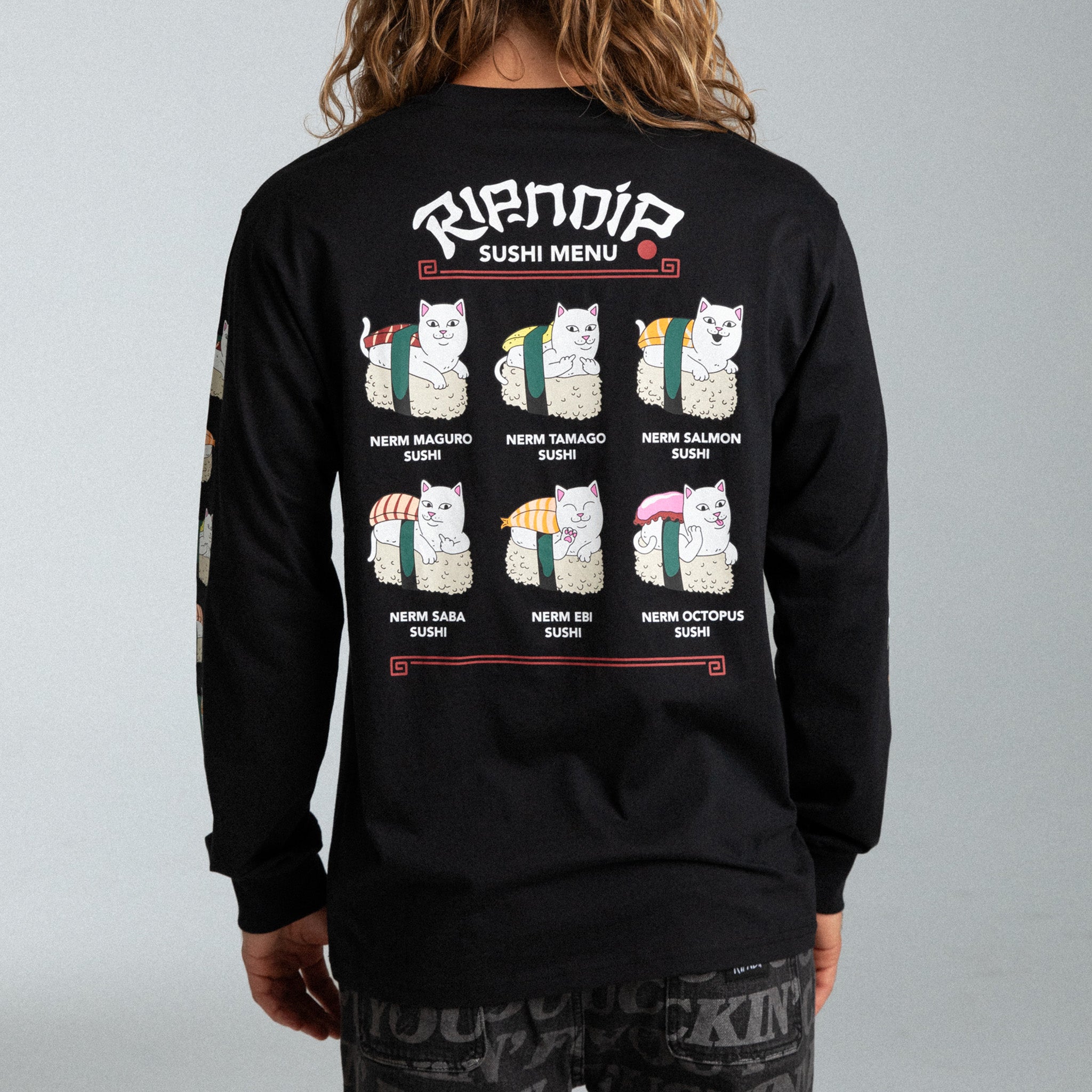  Sushi Nerm Long Sleeve (Black )、mySite、merchandisen