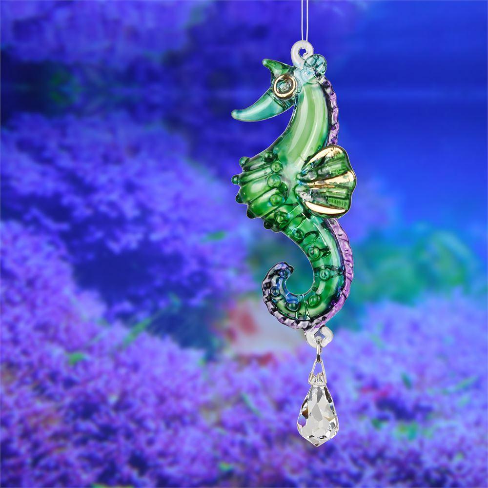 Dolphin, Seahorse or Coral Fish Sun catchers-Rainbow Makers! Hand Made with Swarovski Crystal、mySite、g9winljtr