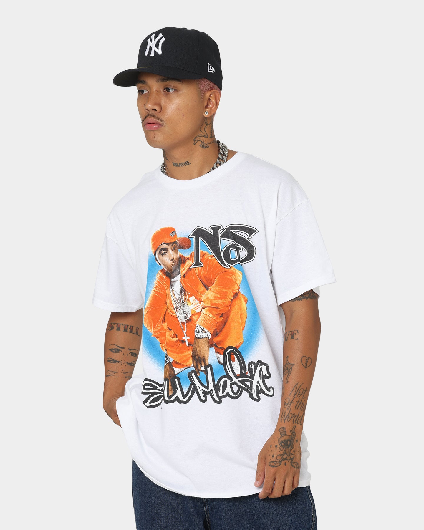 Nas Stillmatic Retro T-Shirt Black、mySite、zt4zffjzw