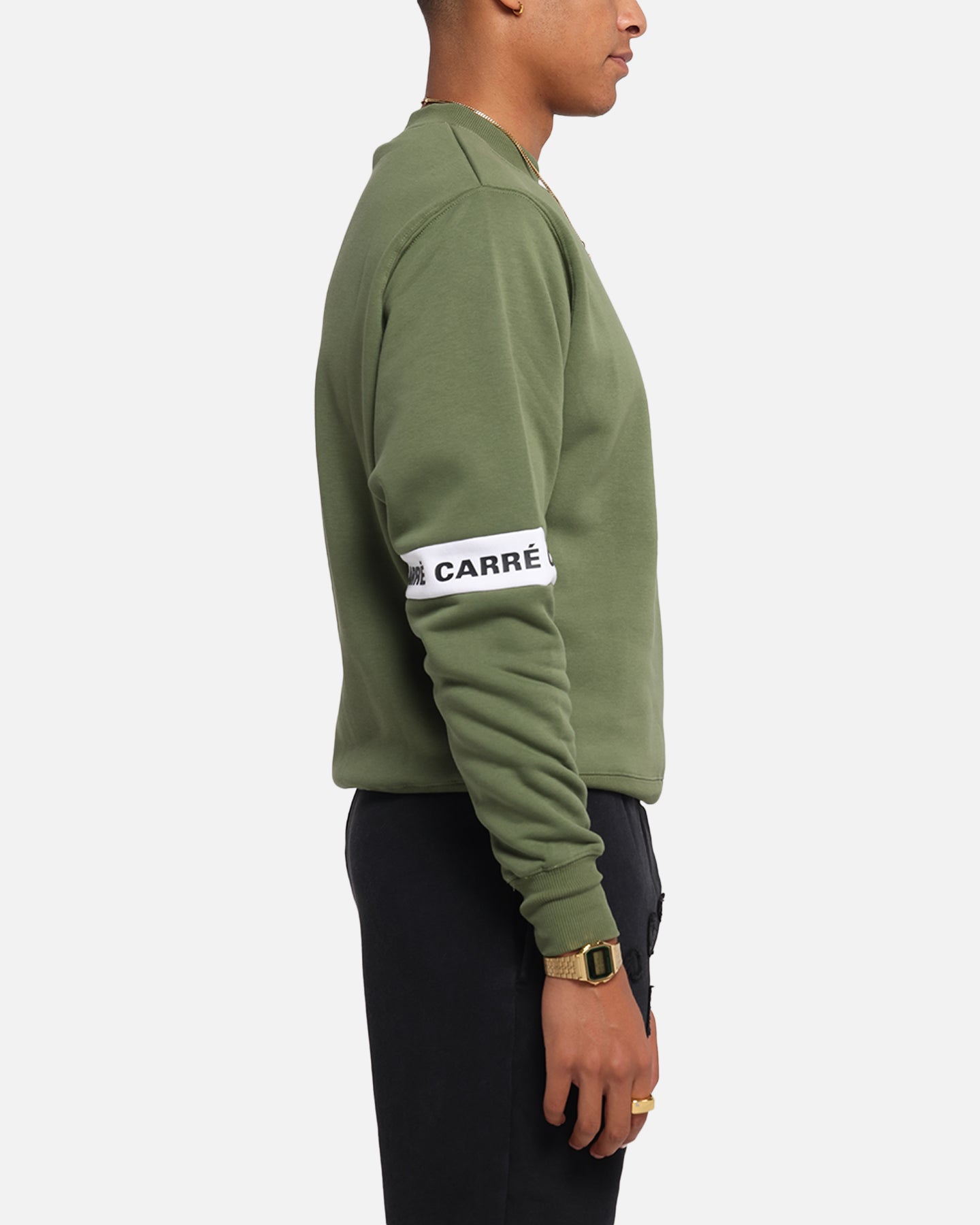 Carre La Manche 2.0 Crewneck Olive Green、mySite、zt4zffjzw