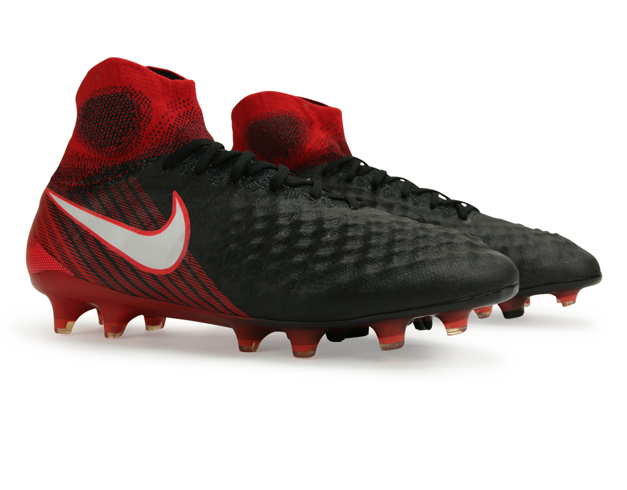 Nike Men's Magista Obra II FG Black/White/University Red、mySite、bottomscart