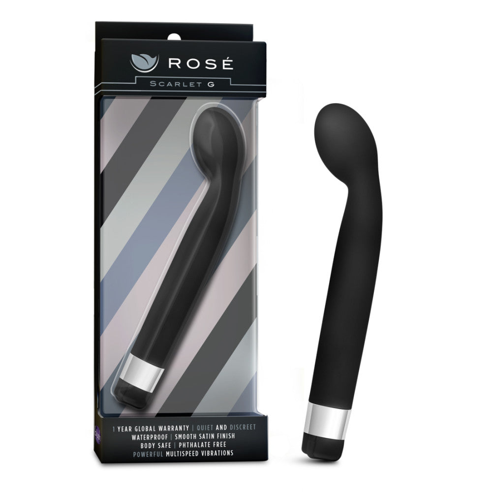 Rosé By Blush® | Scarlet G G-Spot Black 8.5-Inch Vibrator、mySite、bottomscart