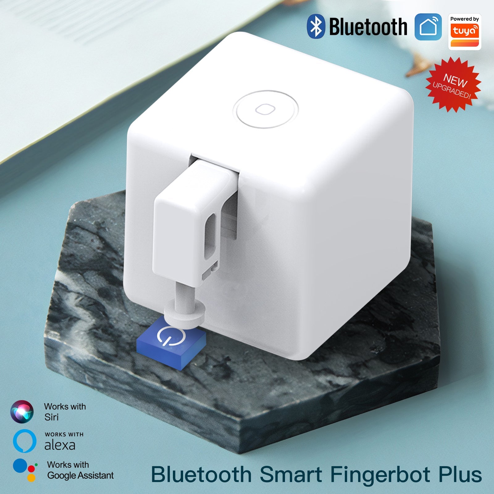 MOES Bluetooth Smart Fingerbot Plus, Wireless Touch Button Switch Bot ON/OFF、mySite、fannypackpong