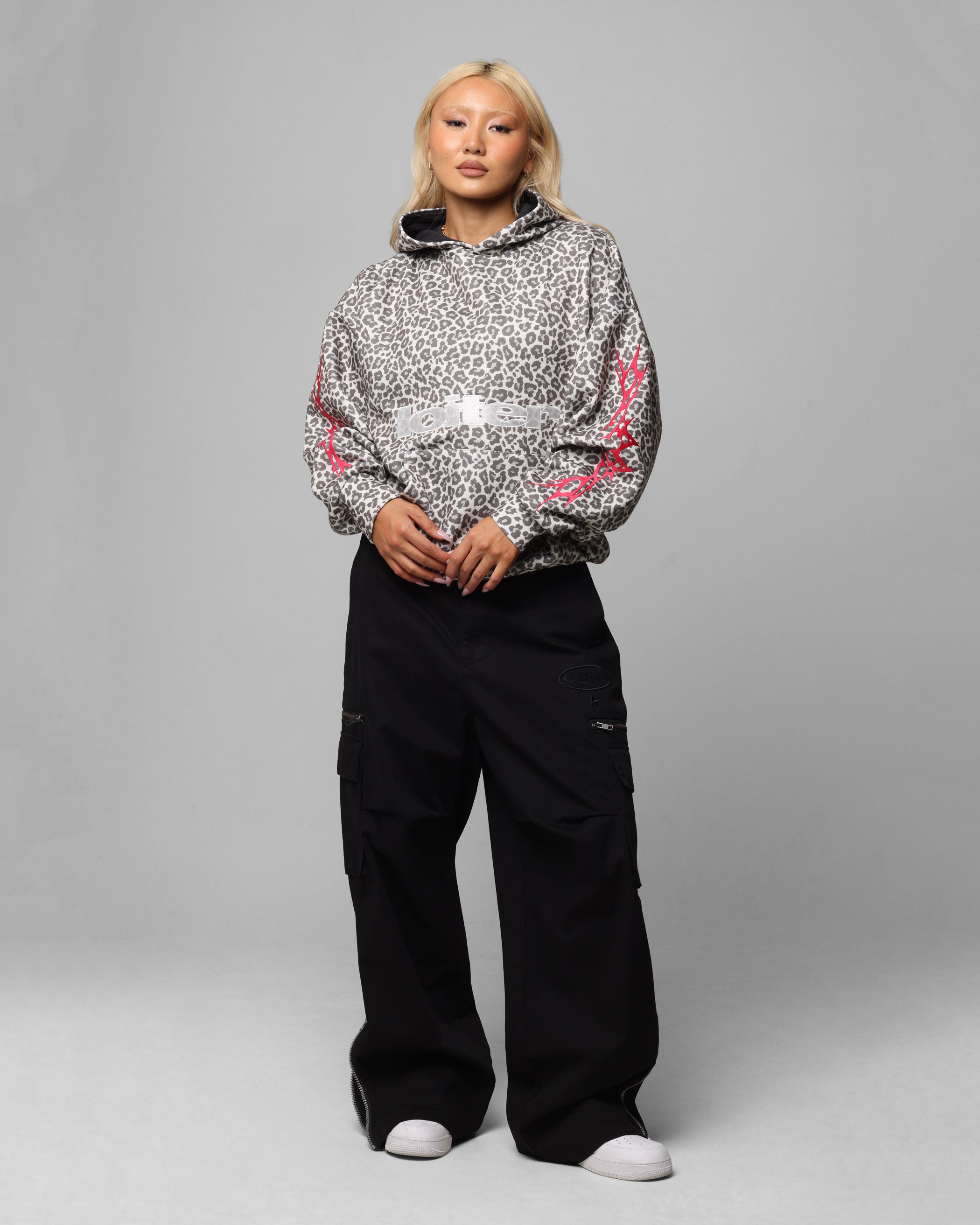 Loiter Soho Hoodie Snow Leopard、mySite、zt4zffjzw