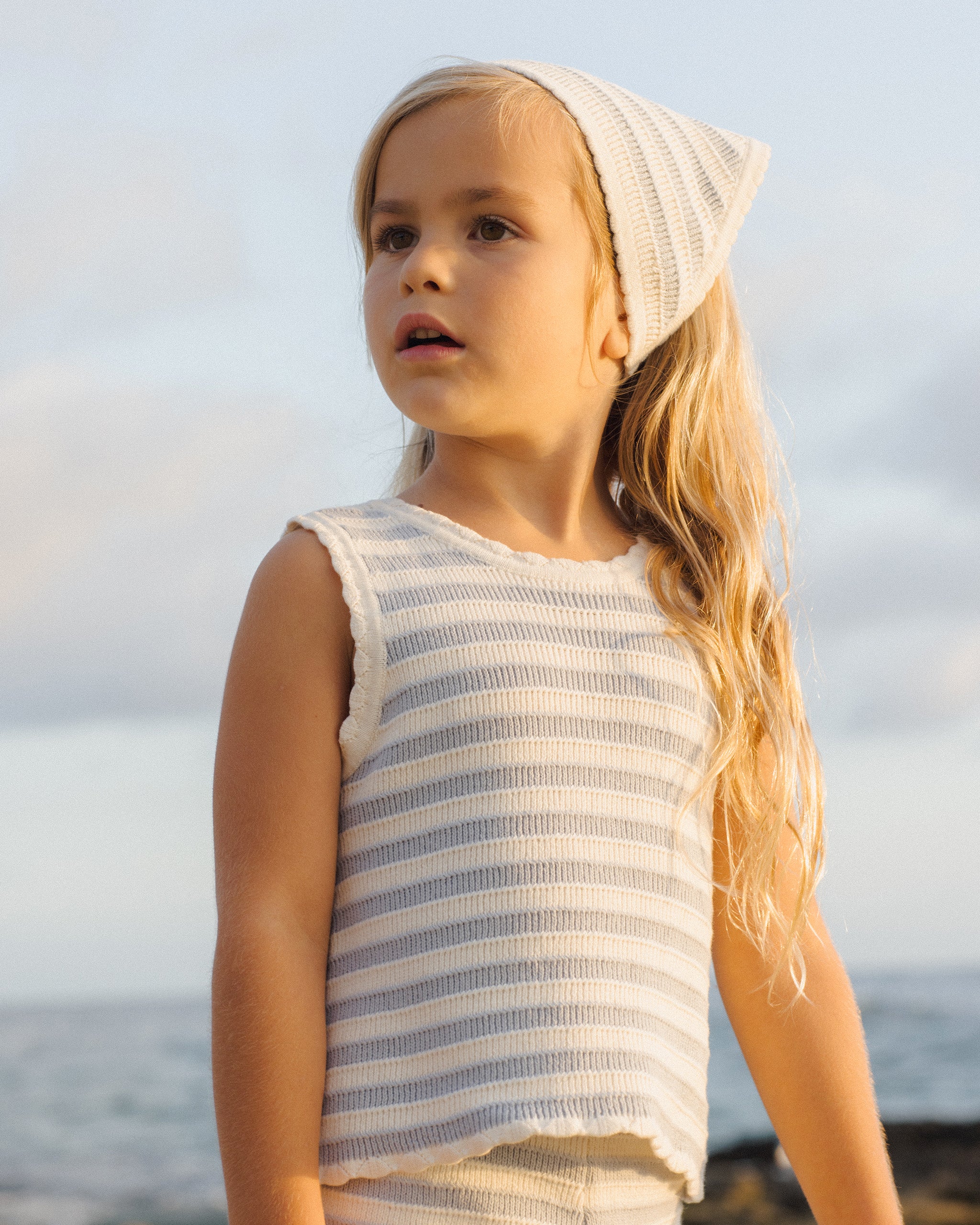  Crochet Scarf Headband || Light Blue Stripe、mySite、layawaytickets