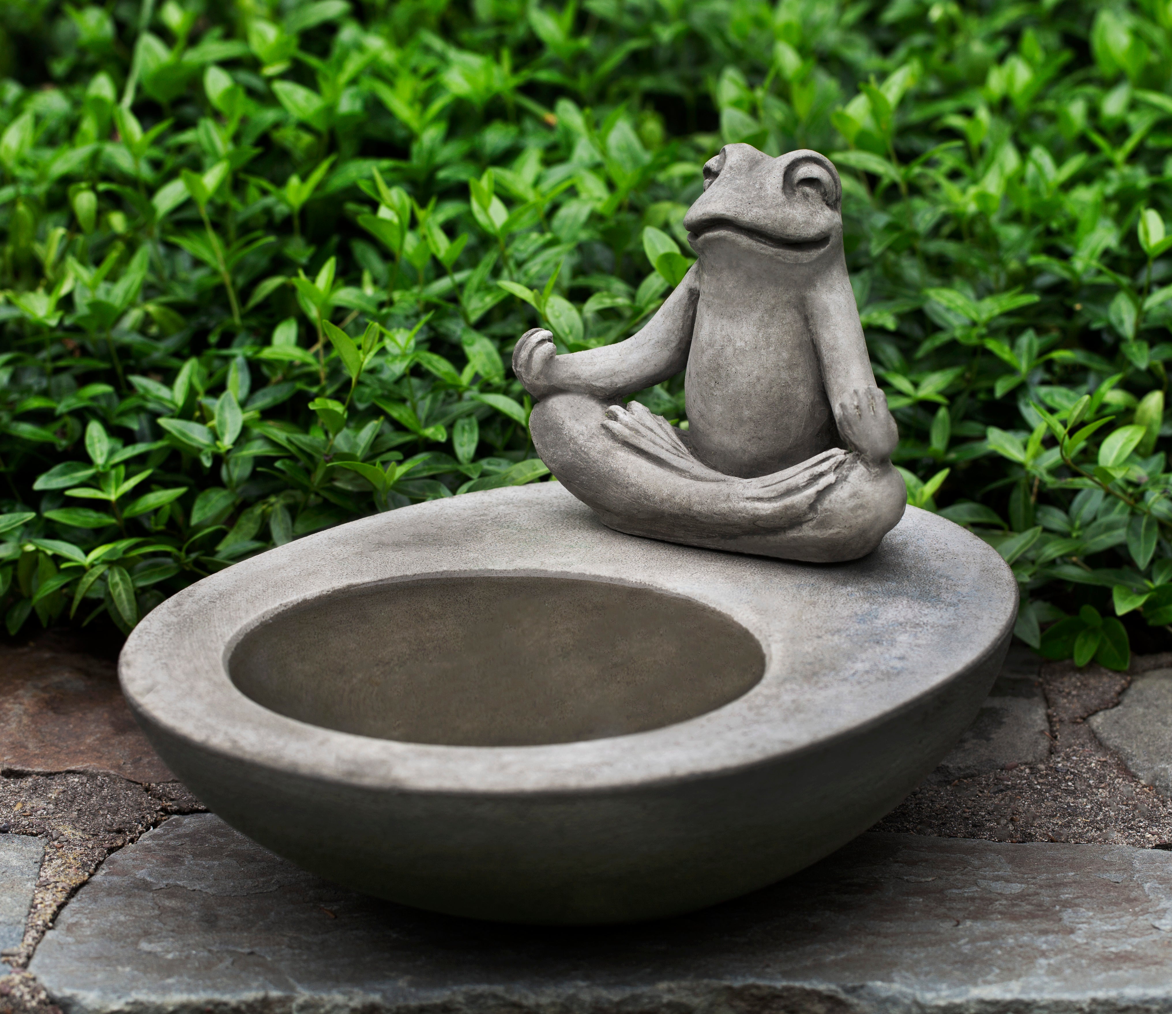 Zen Frog Bird Bath、mySite、topwebapps