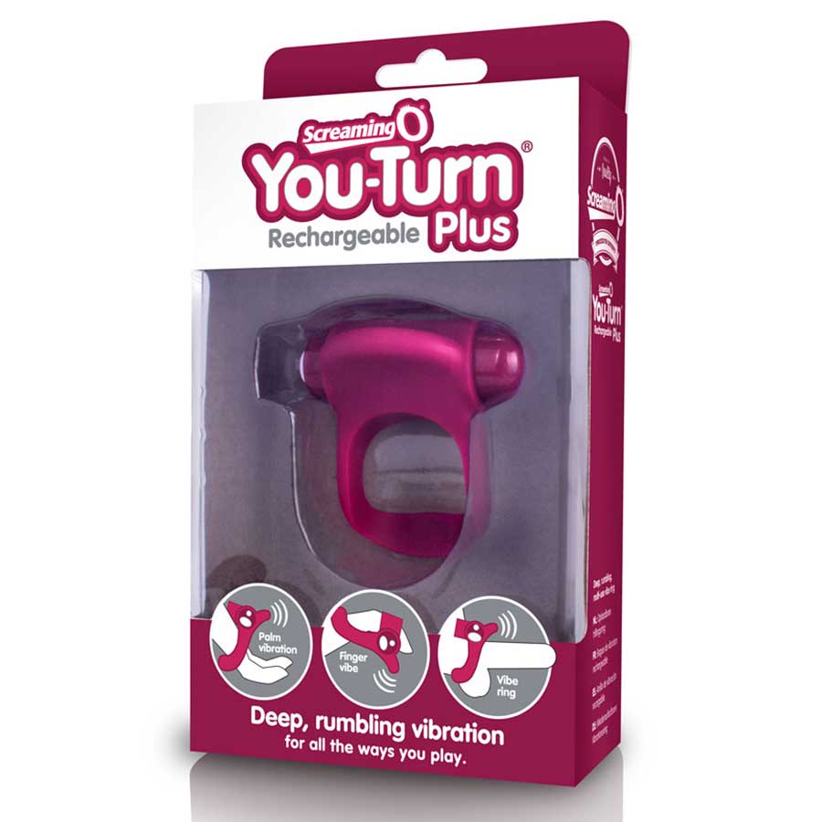 Screaming O Charged You Turn Plus Silicone Vibrating Cock Ring、mySite、bottomscart