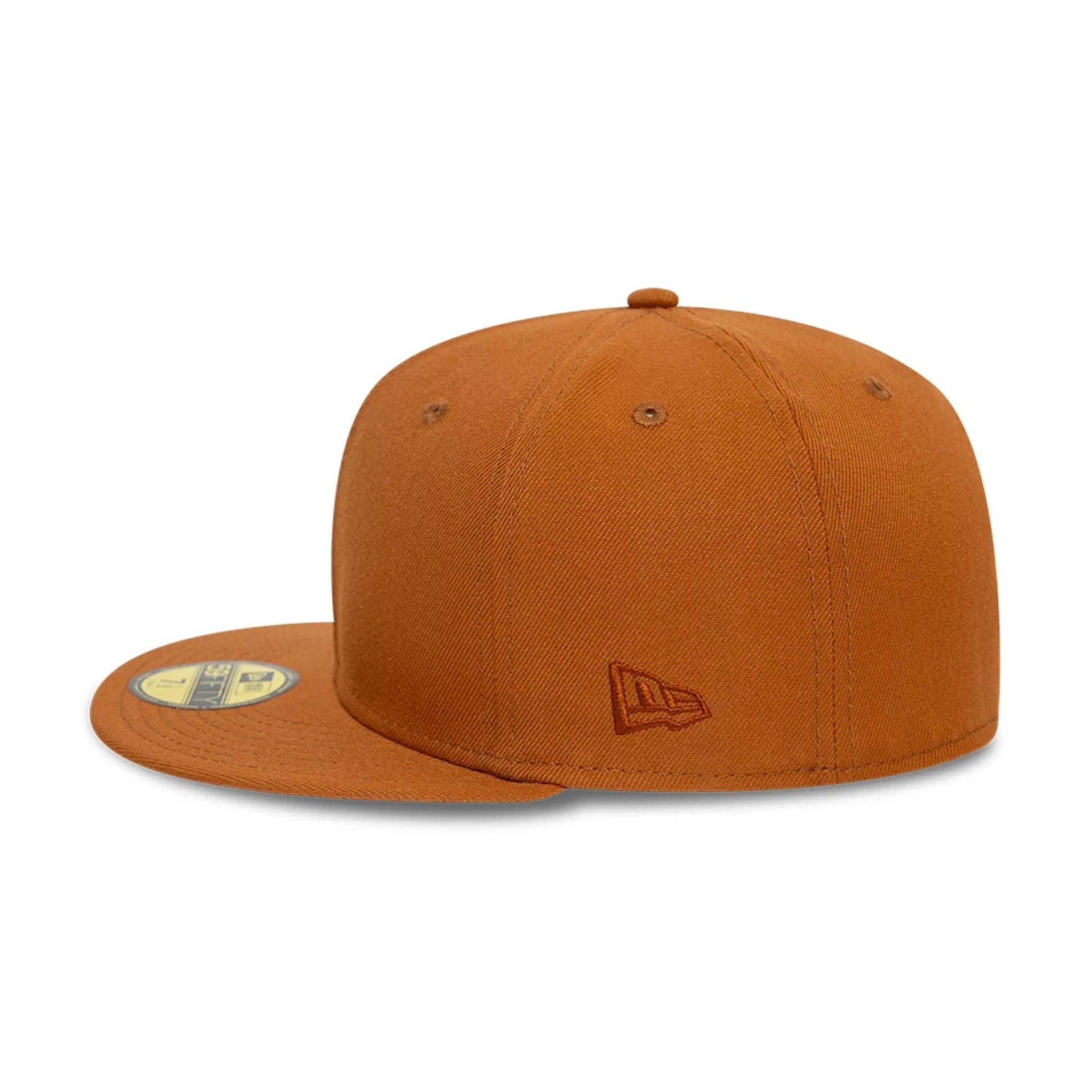 New Era Essential Brown 59FIFTY Fitted Cap、mySite、vikingsvslions