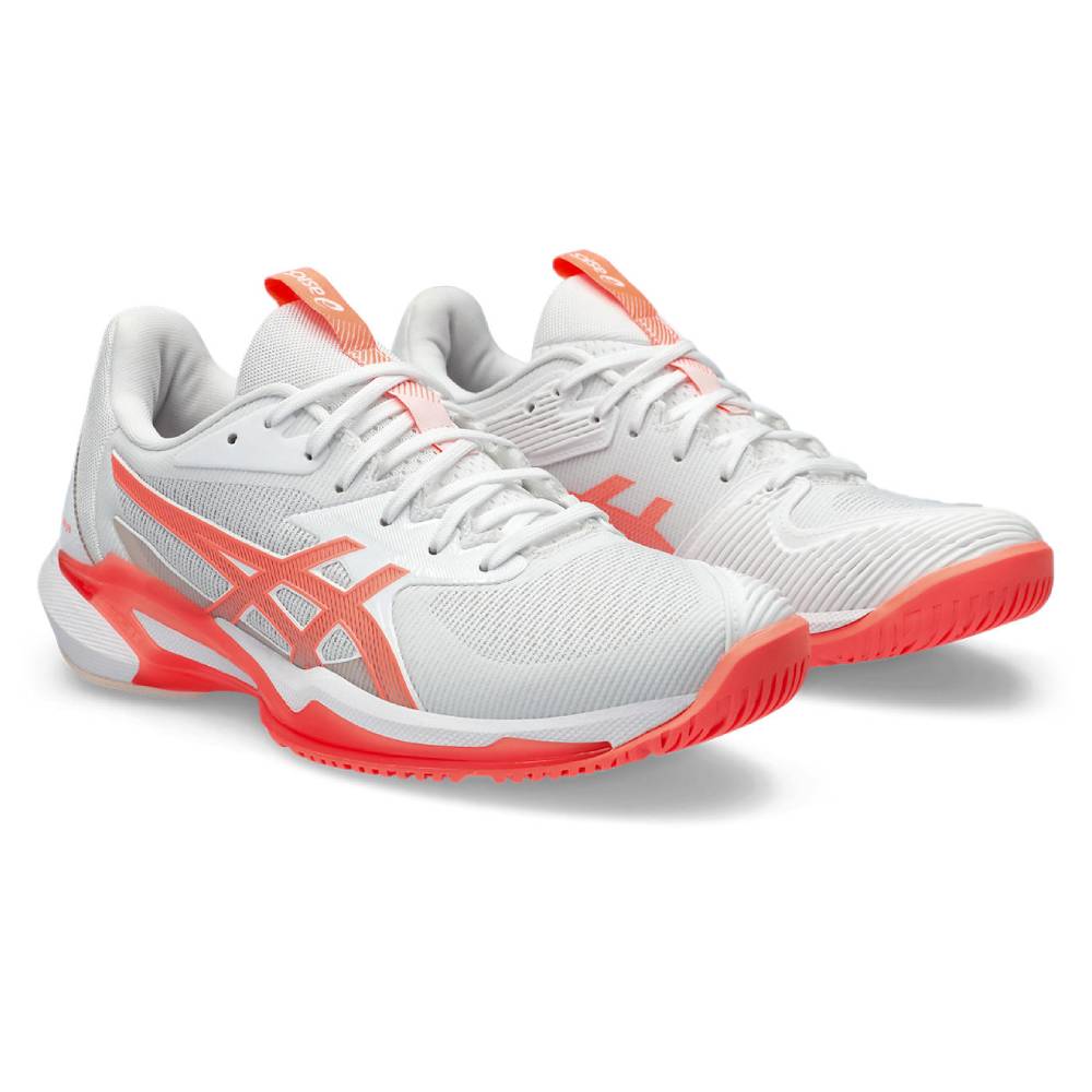 Asics Solution Speed FF 3 Women's Tennis Shoe (White/Pink)
