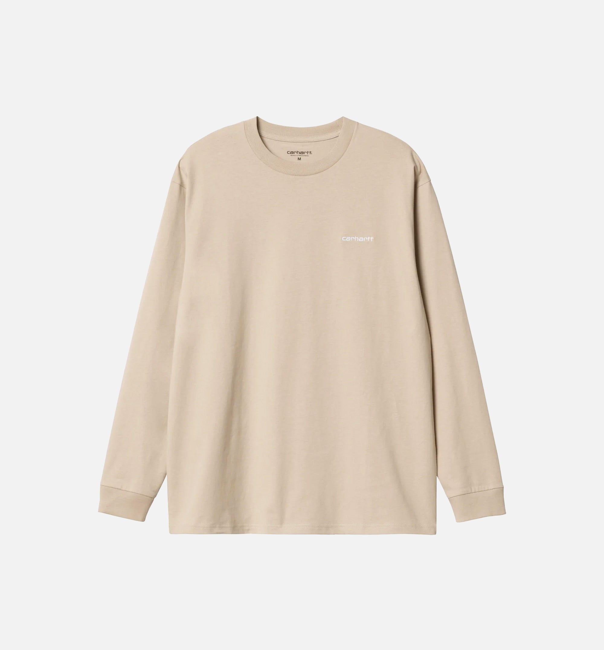 Script Mens Long Sleeve Shirt - Beige、mySite、dreamappss
