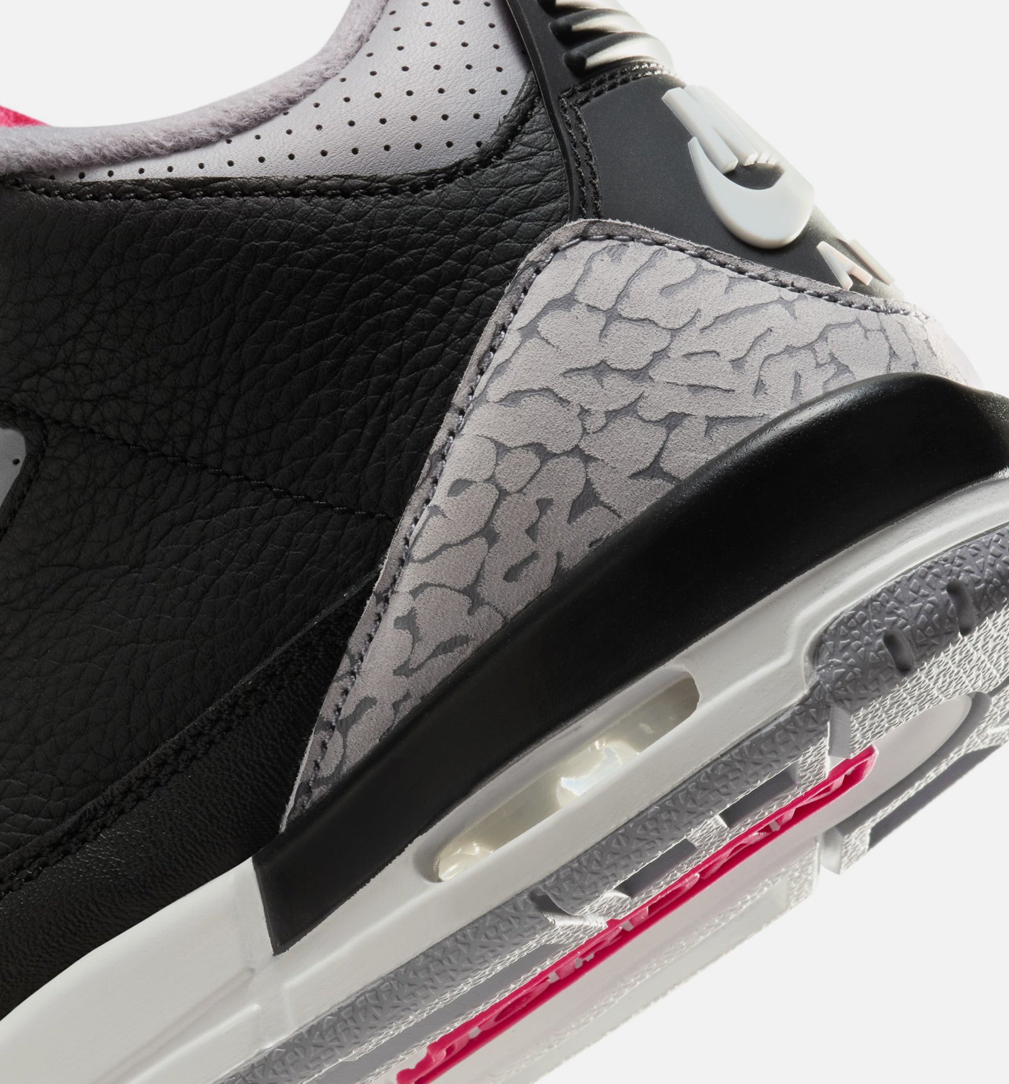 Air Jordan 3 Retro Black Cement Grade School Lifestyle Shoe - Black/Fire Red/Cement Grey/Summit White、mySite、dreamappss
