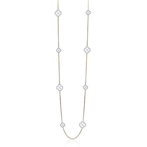 Gumuchian G. Boutique 18k Two Tone Gold Diamond Kelly Necklace、mySite、hinf8tx79