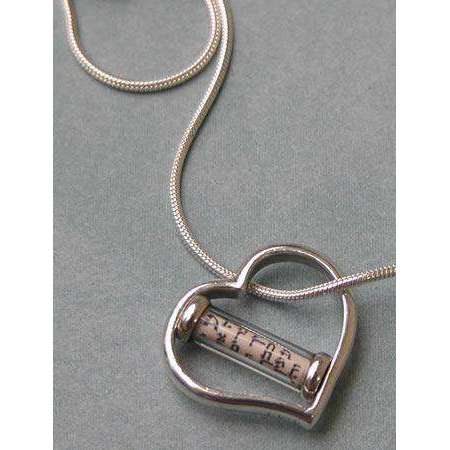 Michael Bromberg Heart Mezuzah Charm Necklace、mySite、topwebapps
