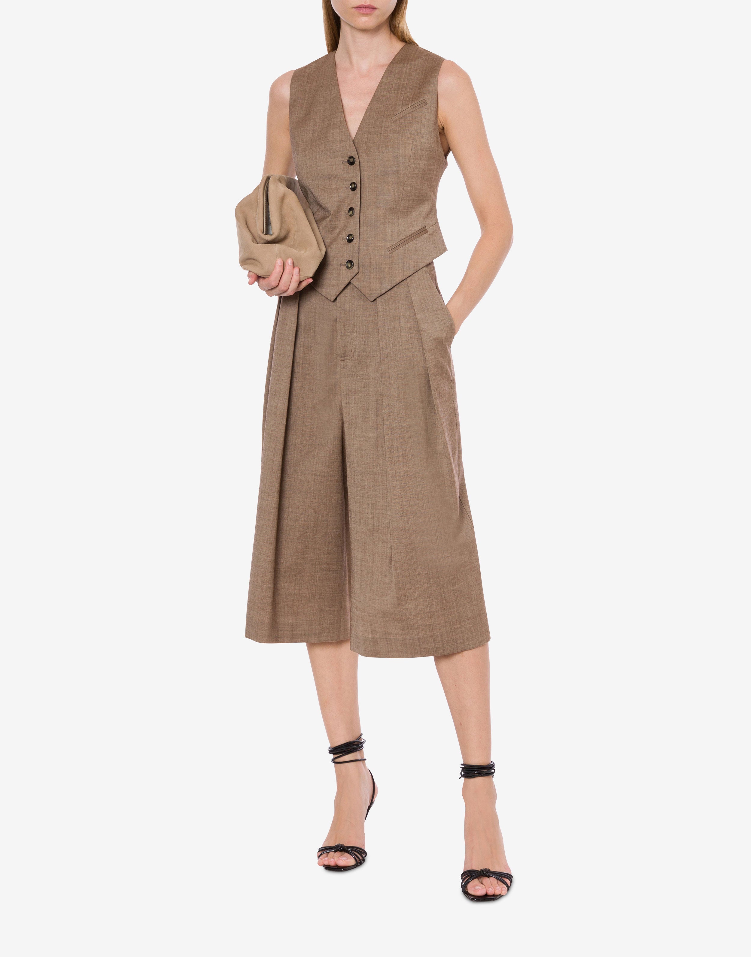 Bermuda in misto lana tailored、mySite、aoinhome