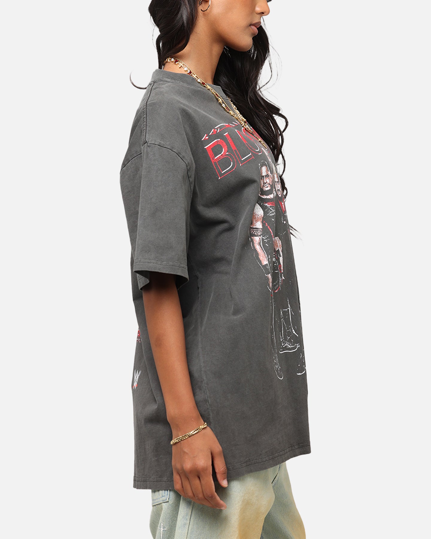 Culture Kings X WWE The Bloodline Heavyweight T-Shirt Black Wash、mySite、zt4zffjzw