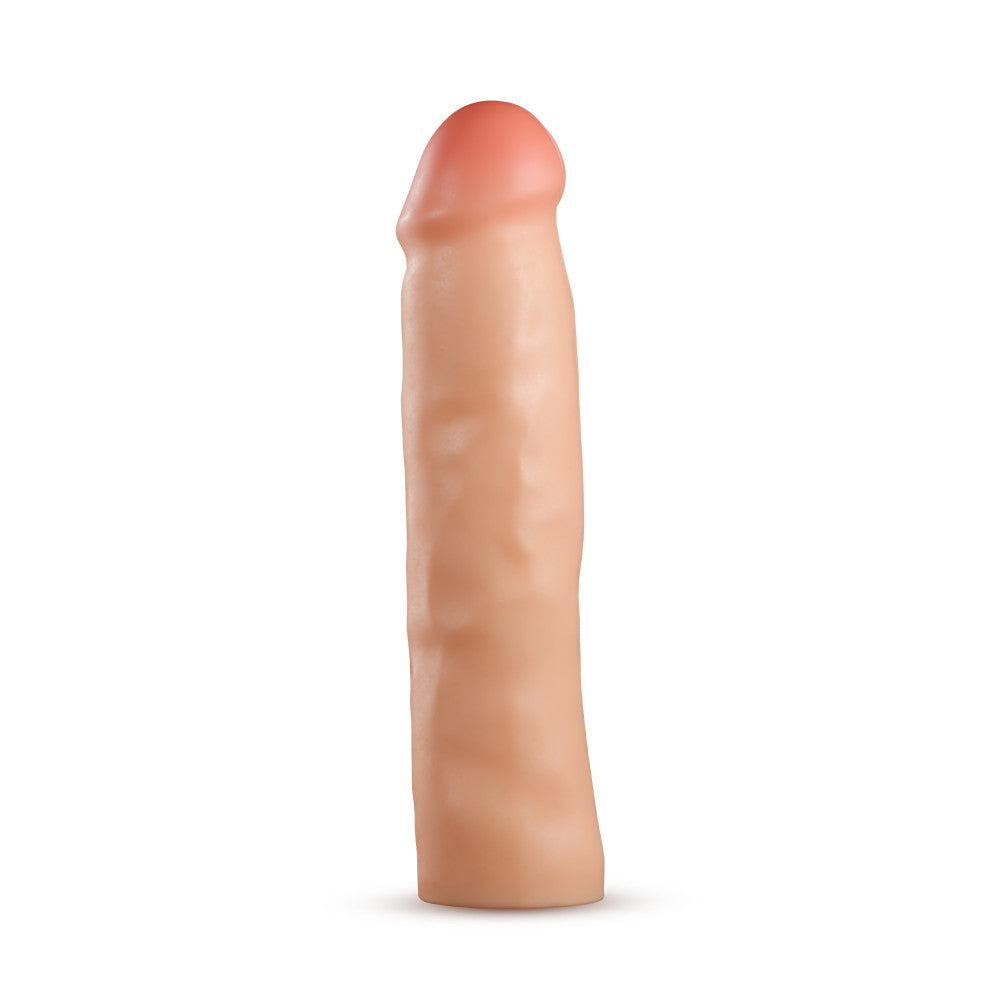 Performance Plus By Blush® | Tenacity 8.5 Inch Realistic Penis Extender Sleeve - Dual Density - Liquid Silicone - Beige、mySite、bottomscart