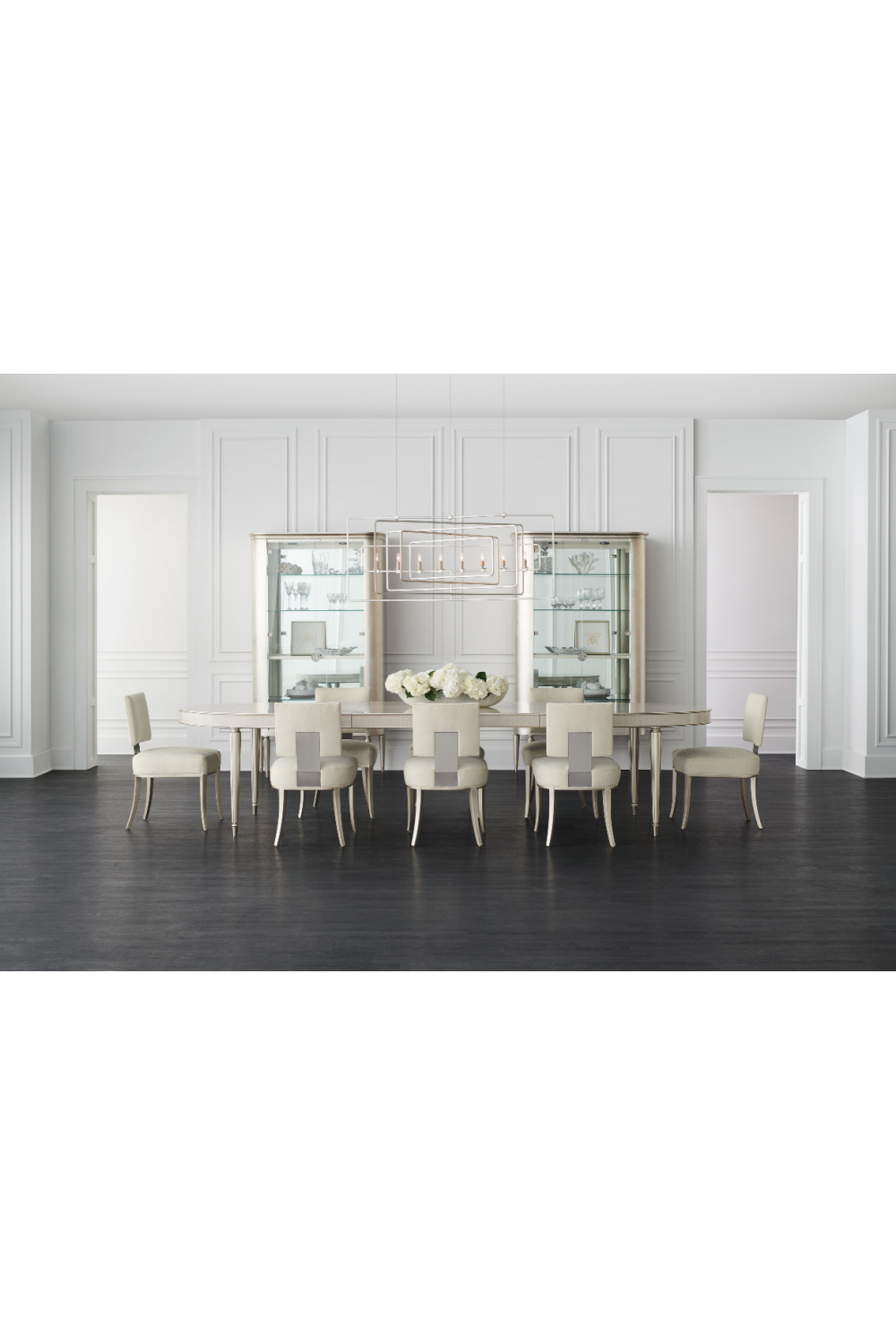 Silver Leaf Display Cabinet | Caracole Time To Reflect、mySite、neckold